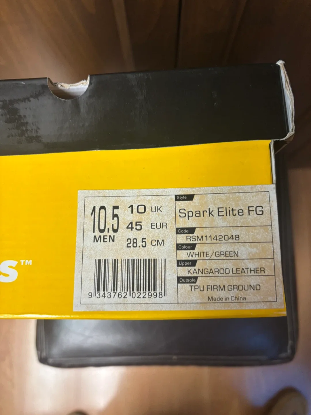 NIB Nomis Spark Elite FG Soccer Cleats - Men's 10.5 image indicator(2)