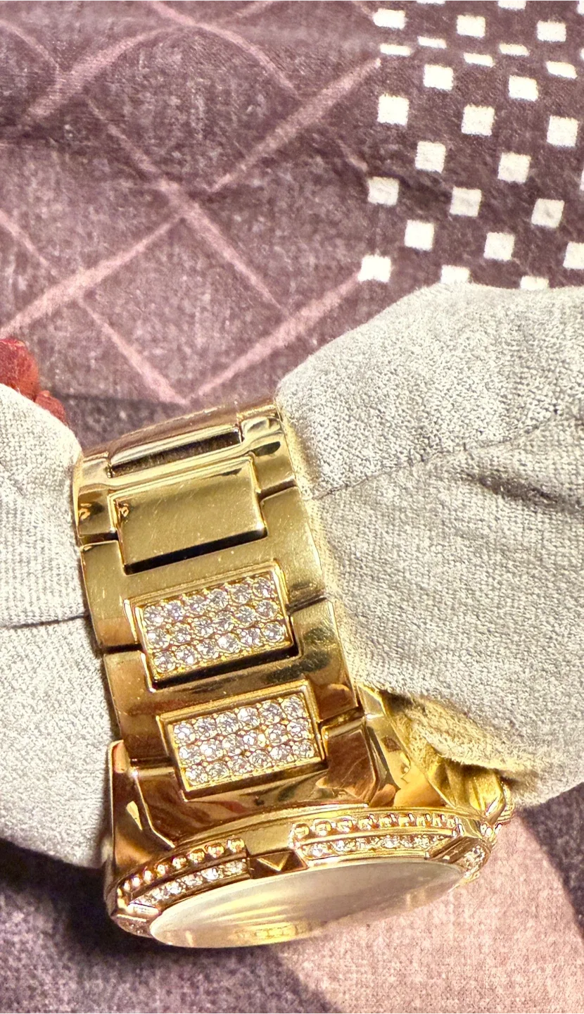 Guess Gold Watch with Diamonds image indicator(4)