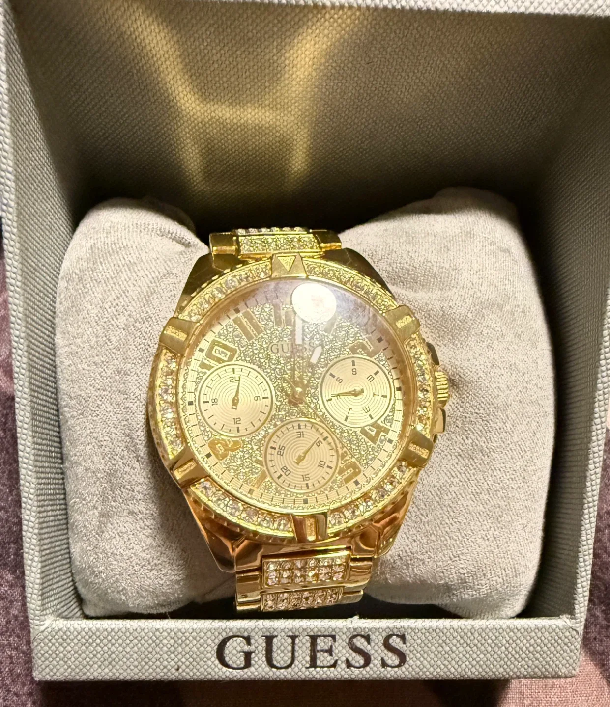 Guess Gold Watch with Diamonds image indicator(5)