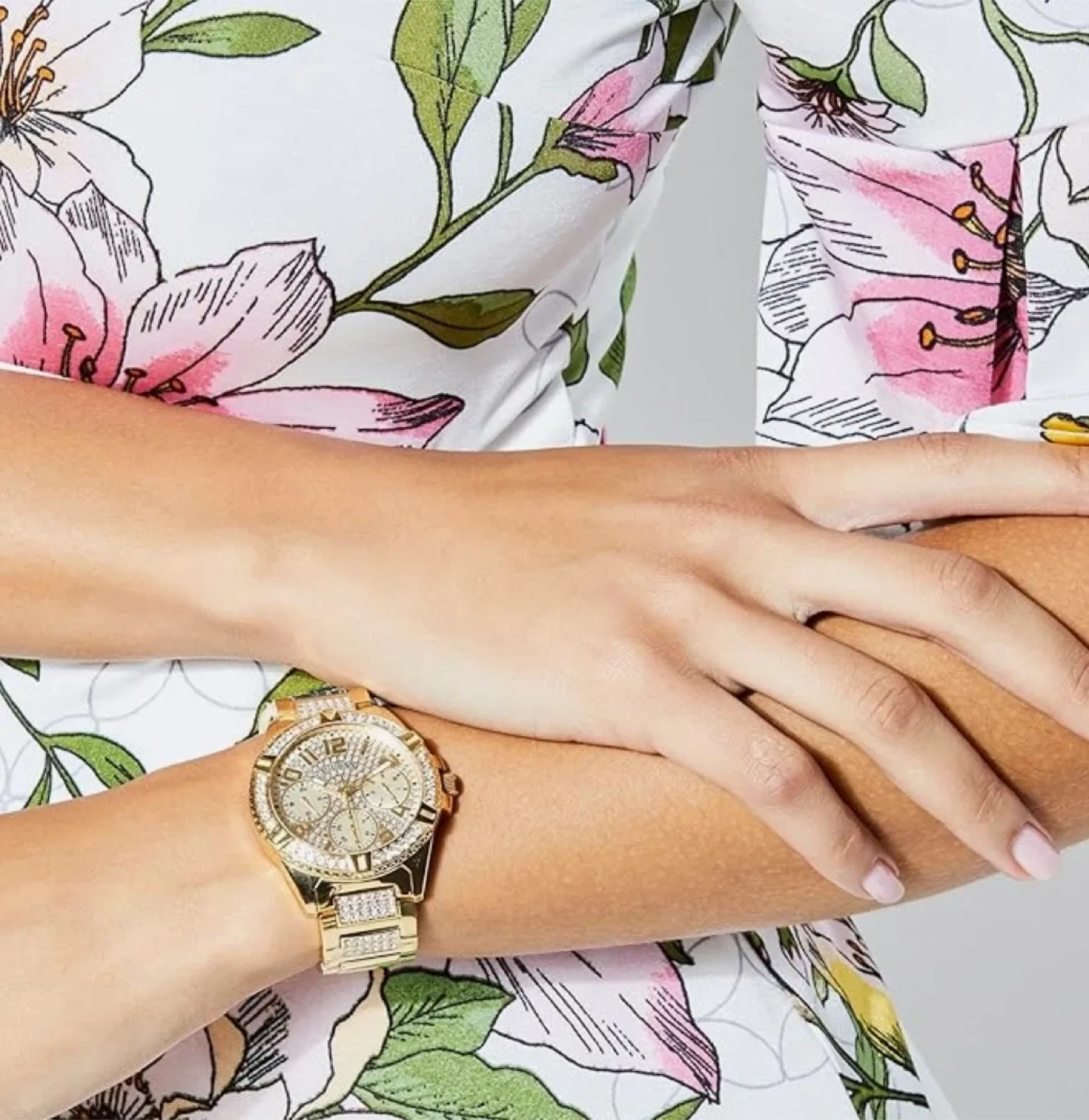 Guess Gold Watch with Diamonds image indicator(7)