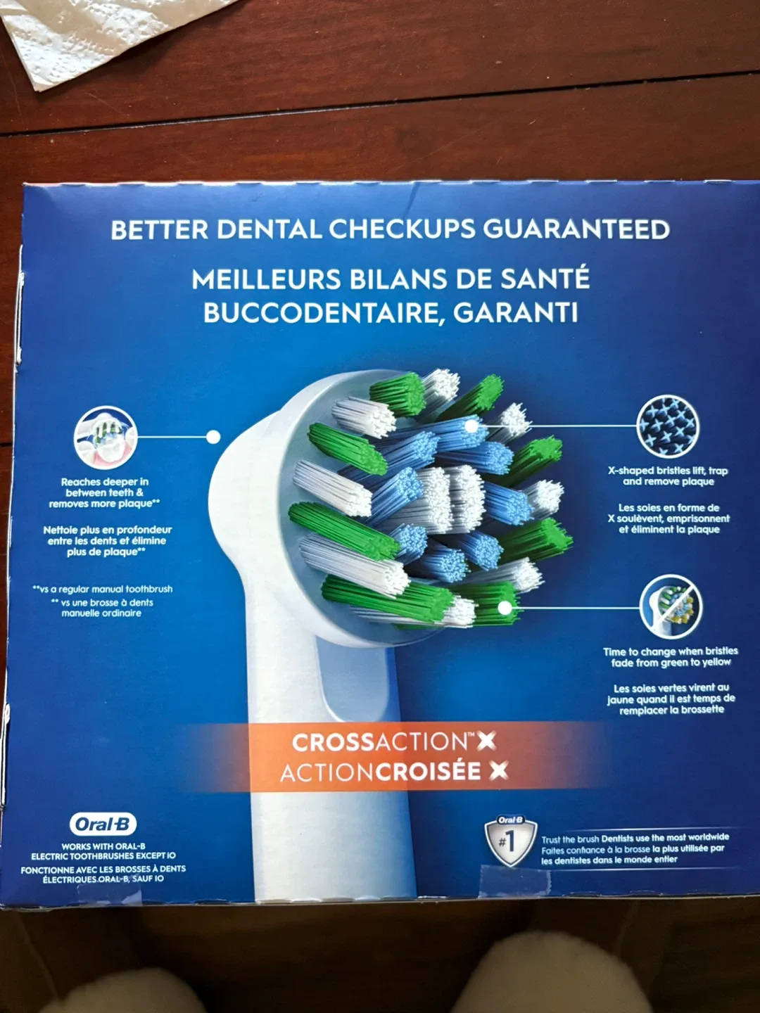 Oral-B CrossAction Brush Heads - 10 Pack image indicator(3)