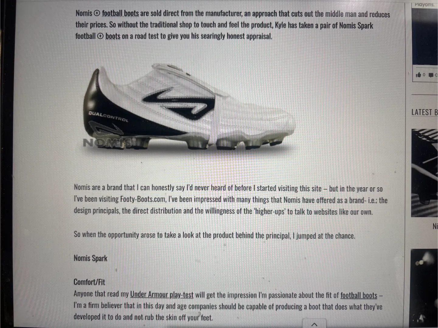 NIB Nomis Spark Elite FG Soccer Cleats - Men's 10.5 image indicator(8)