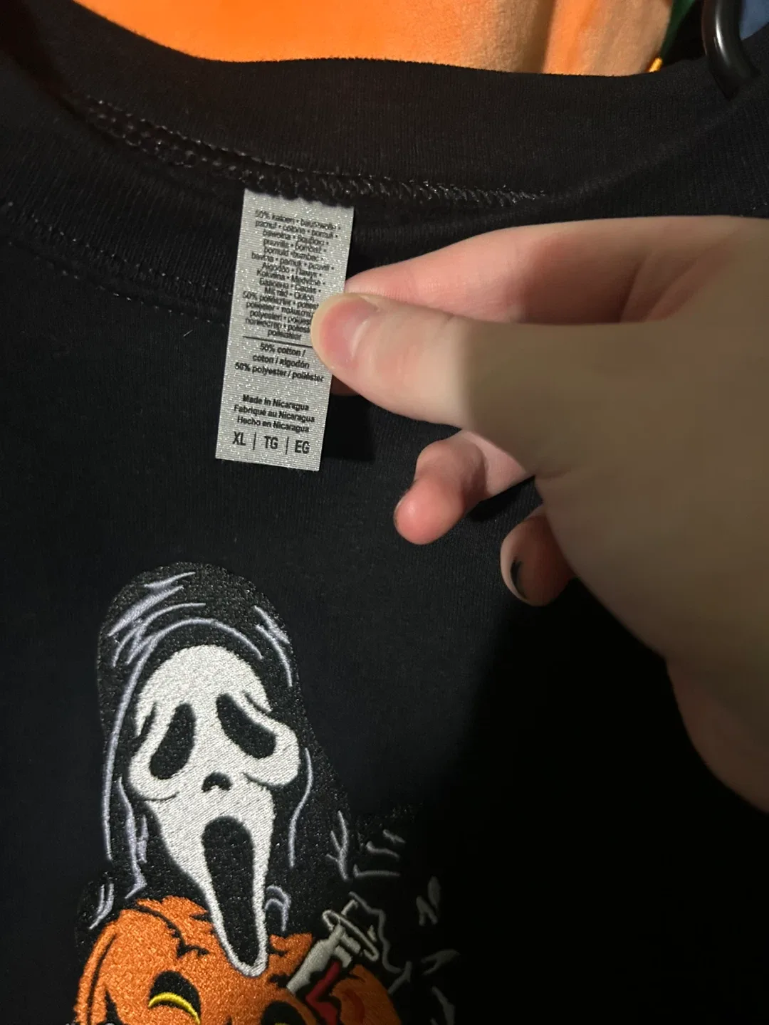 Ghost Face embroidered crew neck image indicator(2)
