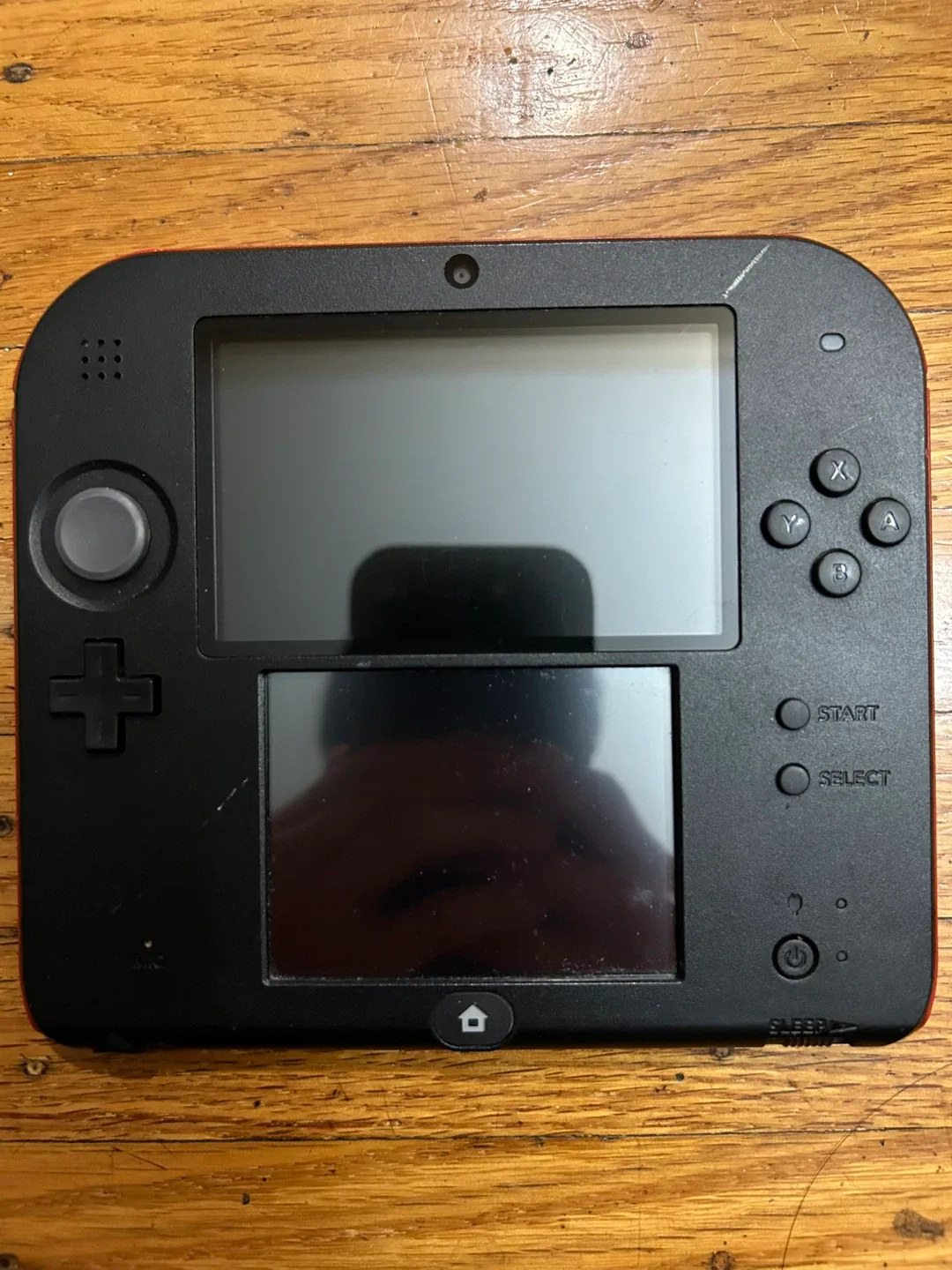 Nintendo 2DS (Black & Red) with Charger and Stylus image indicator(2)