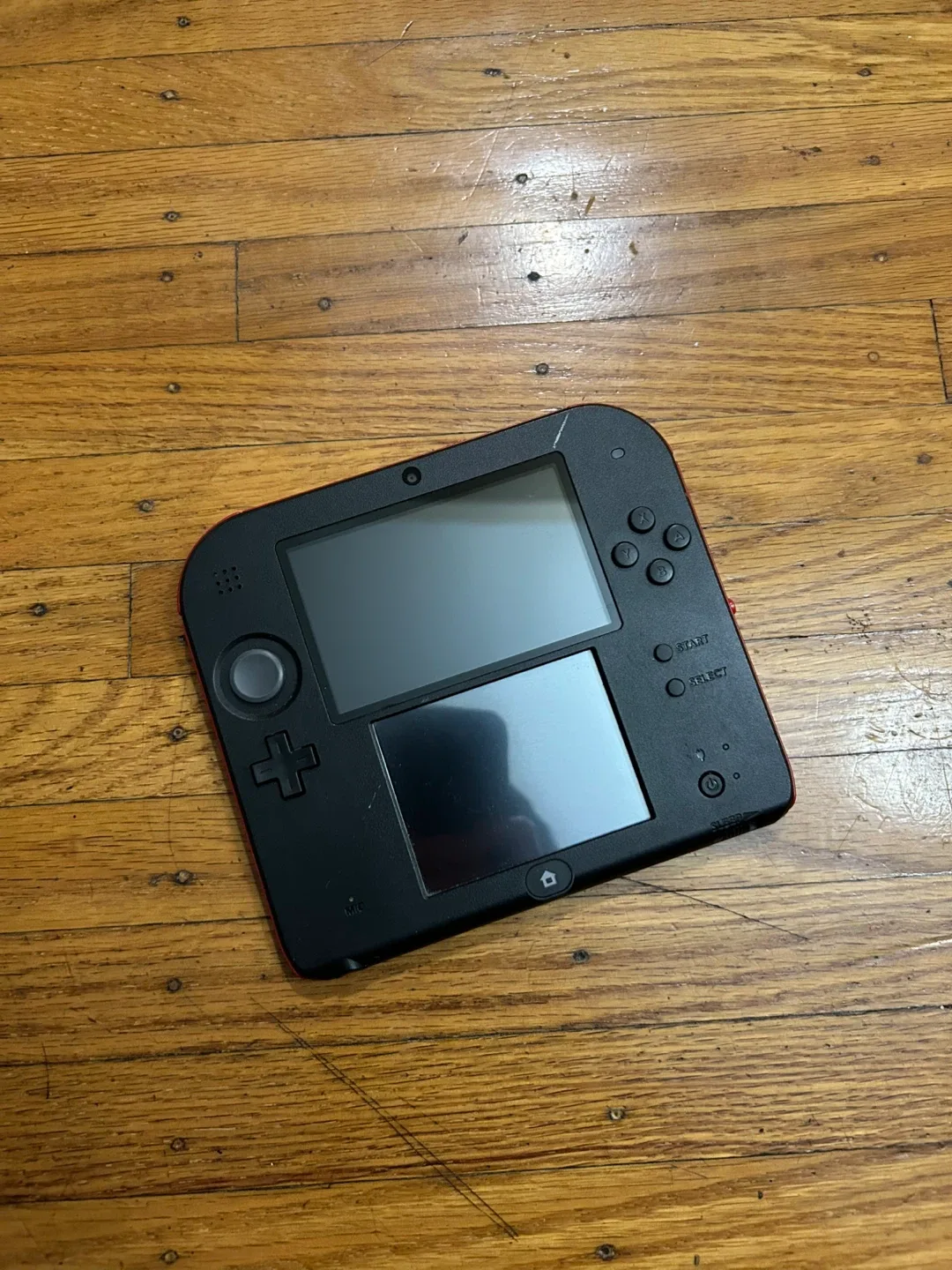 Nintendo 2DS (Black & Red) with Charger and Stylus image indicator(3)