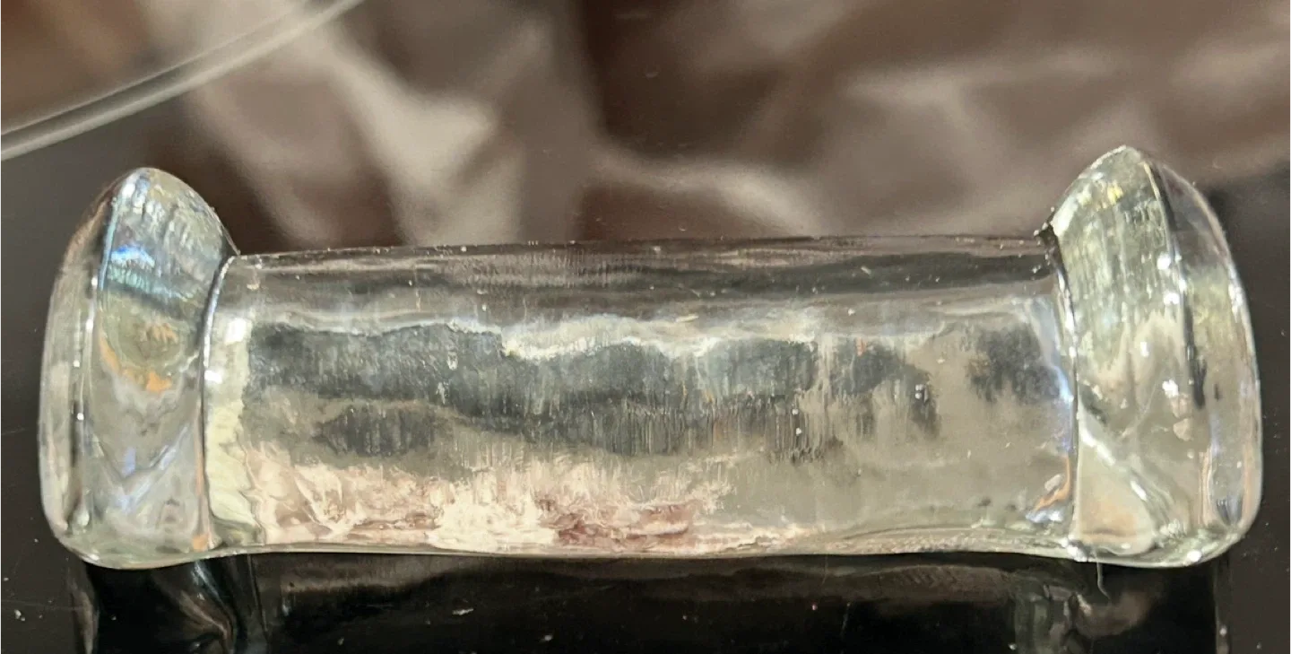 Vintage Clear Textured Glass Knife Rests - Set of 12 image indicator(4)