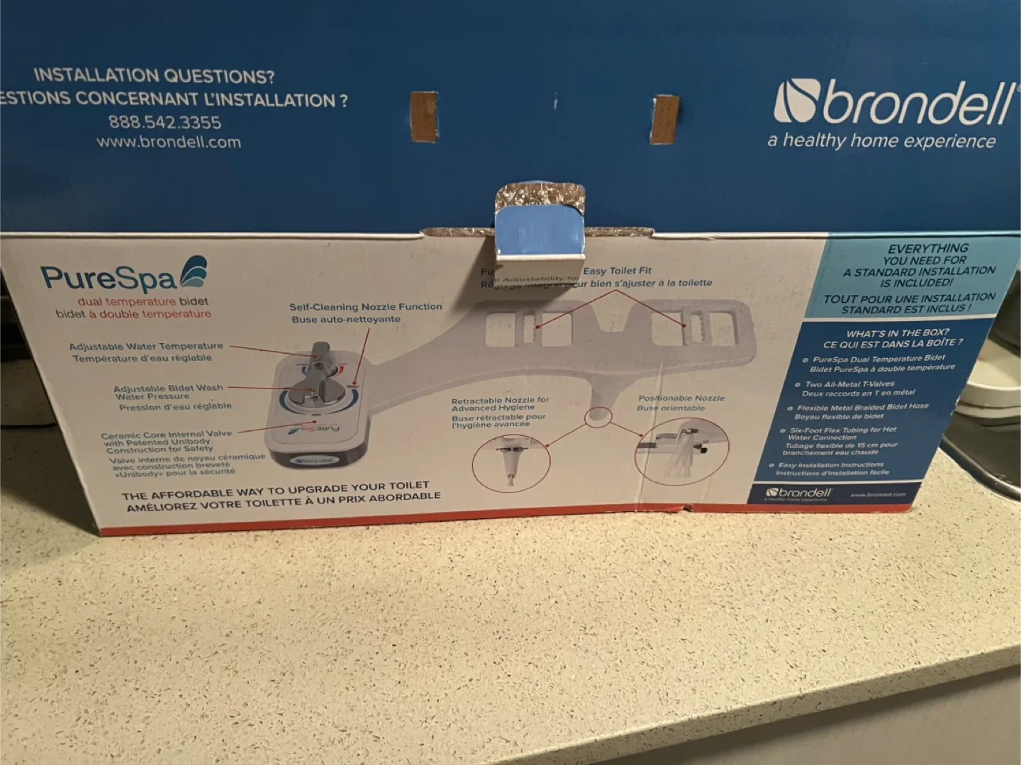 Brondell PureSpa Dual Temperature Bidet - New in Box! image indicator(2)