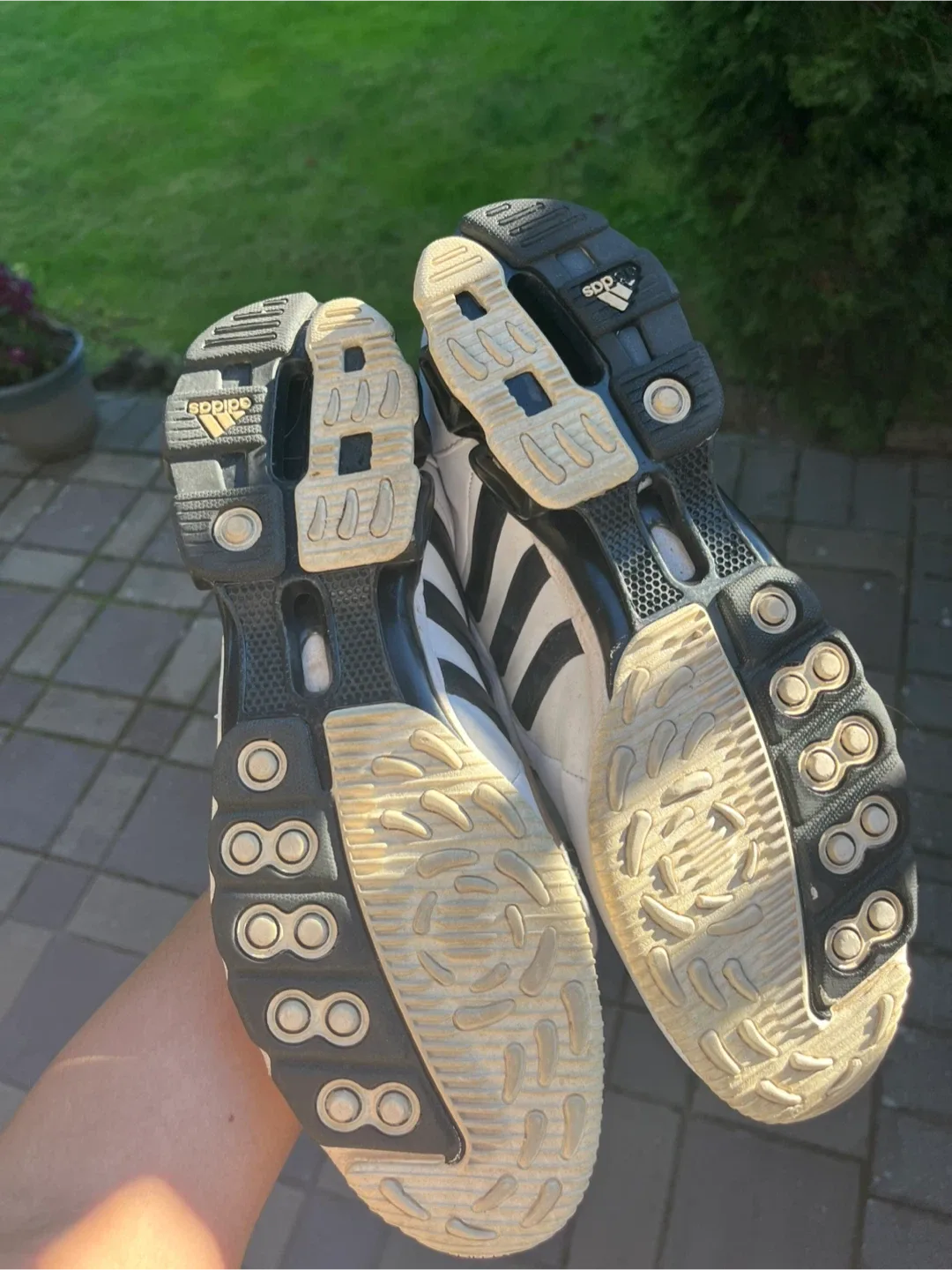 Adidas vintage leather shoes size 12 image indicator(2)