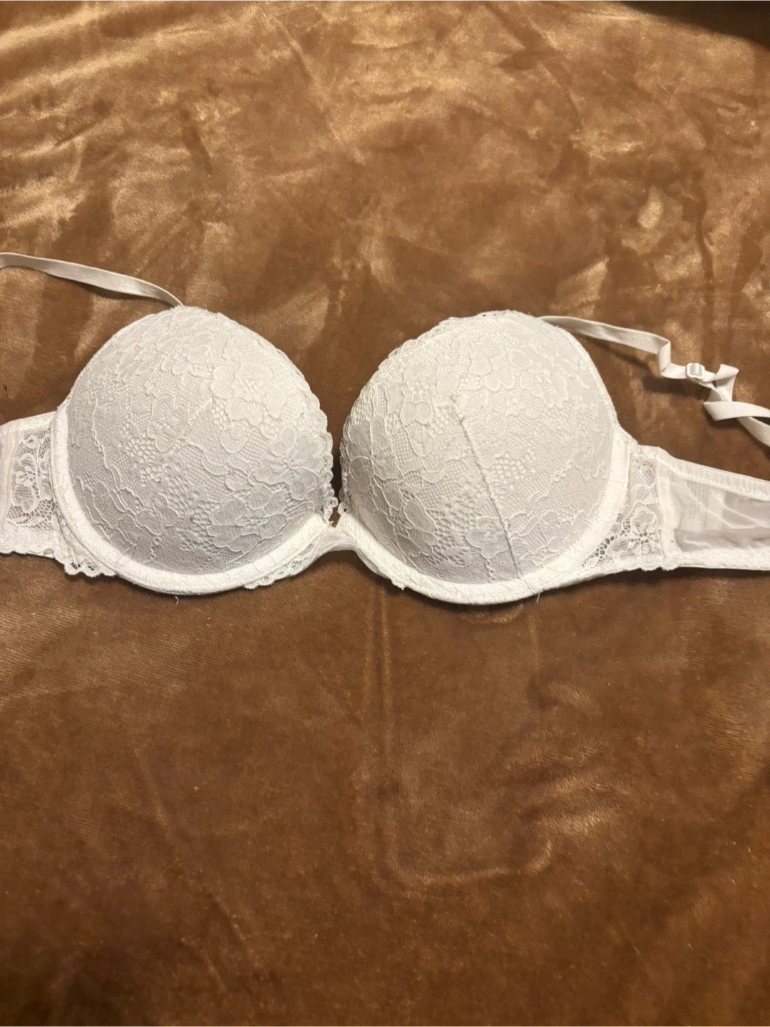 White Lace Bra 34C