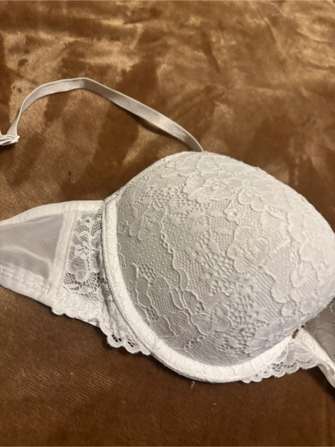 White Lace Bra 34C - photo 3