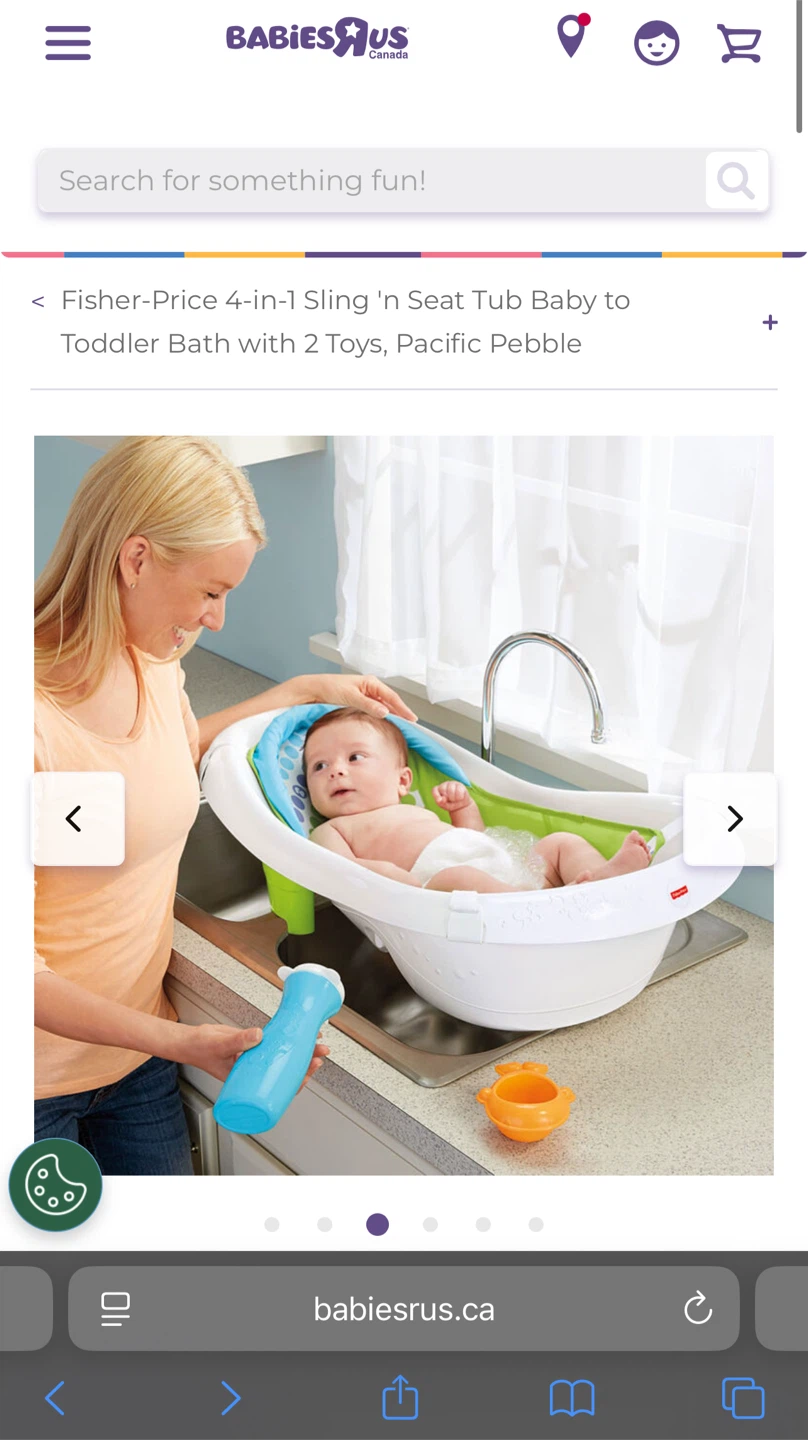 Fisher-Price 4-in-1 Sling 'n Seat Tub