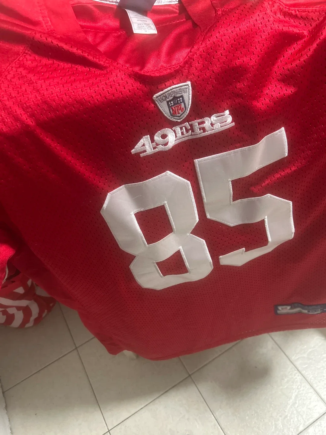NFL Equipment 49ers Davis #85 Jersey image indicator(2)