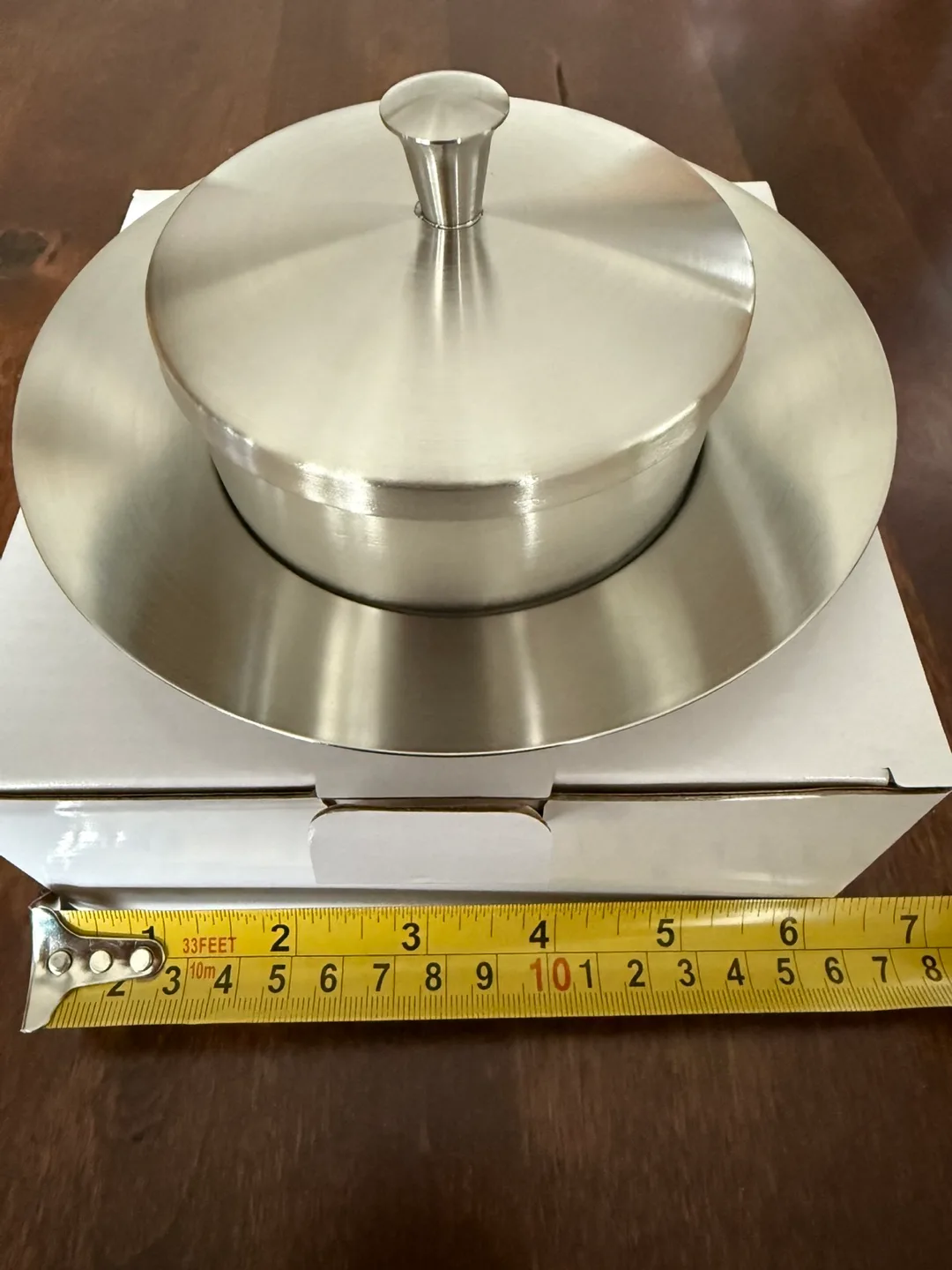 Stainless Steel Butter Dish with Lid thumbnail