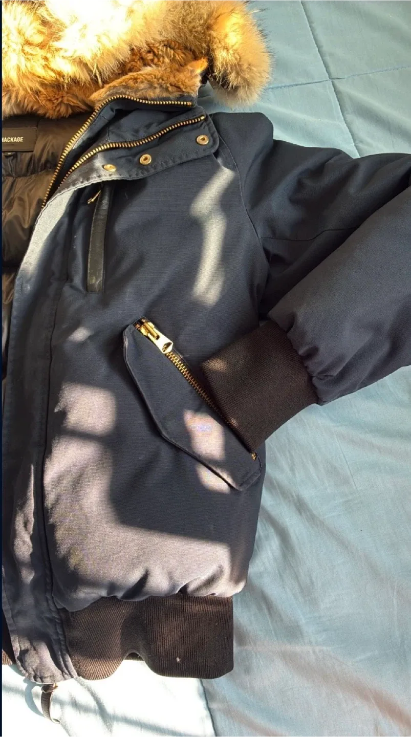 Mackage Down Winter Jacket with Fur Hood image indicator(3)