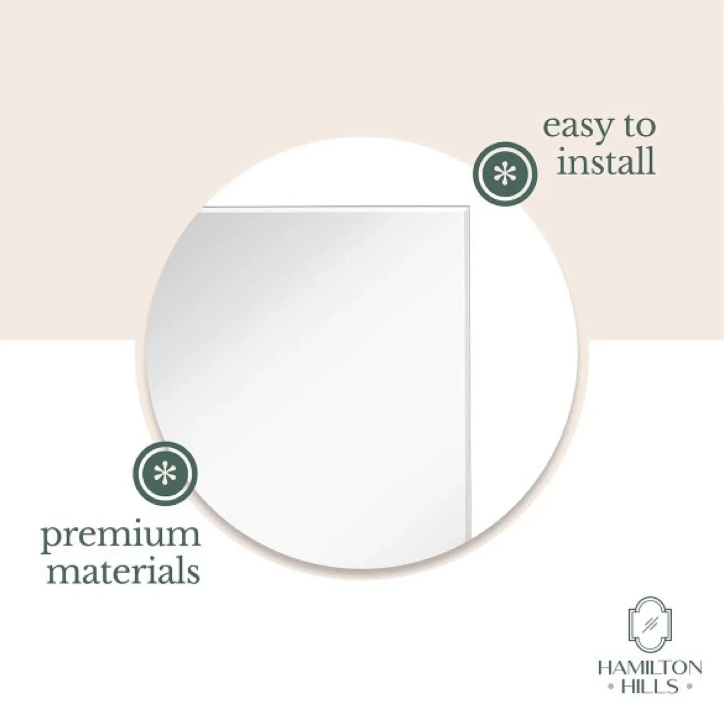 White Recessed Bathroom Medicine Cabinet with Mirror image indicator(4)