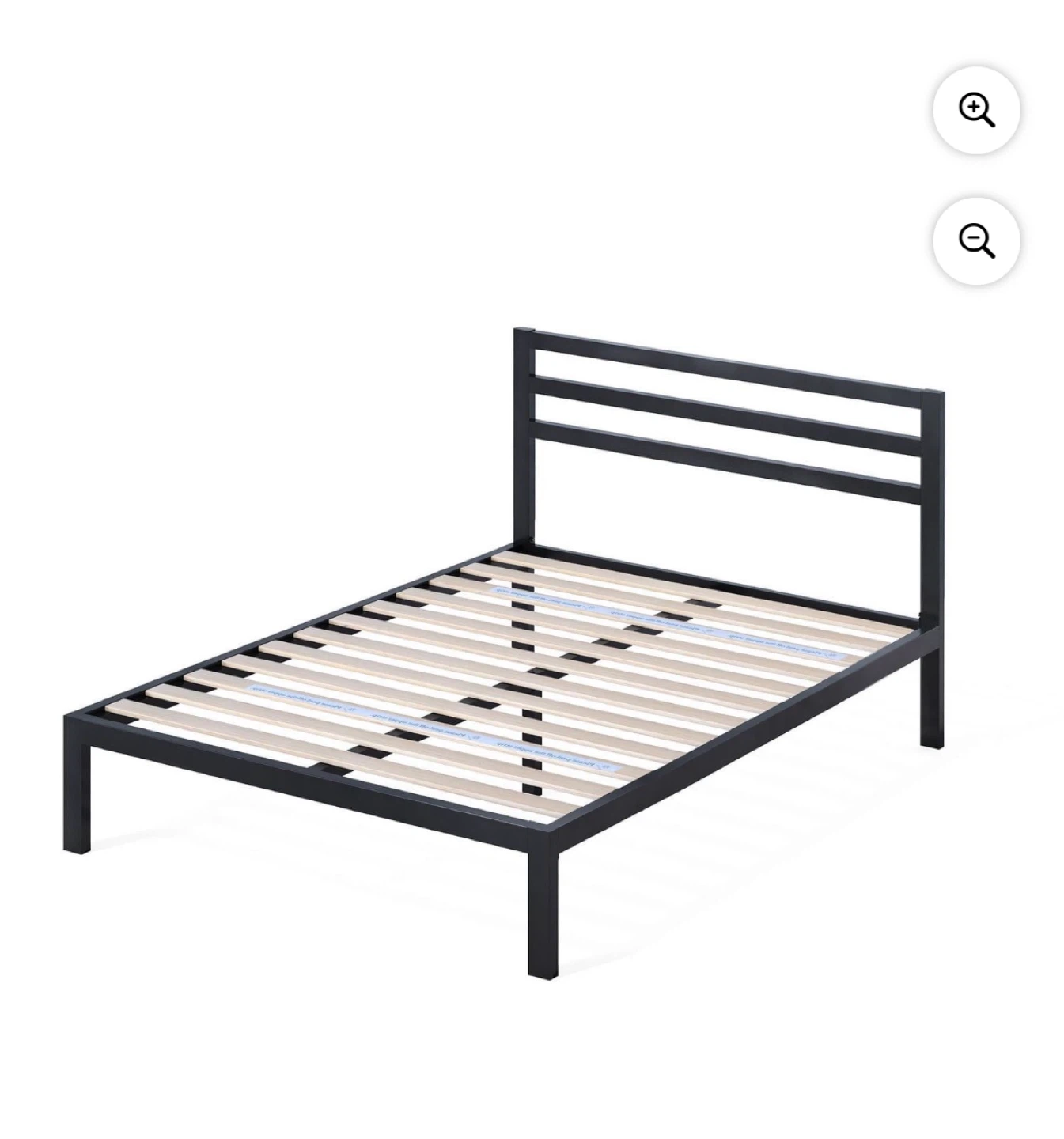 Metal Platform Bed Frame with Headboard