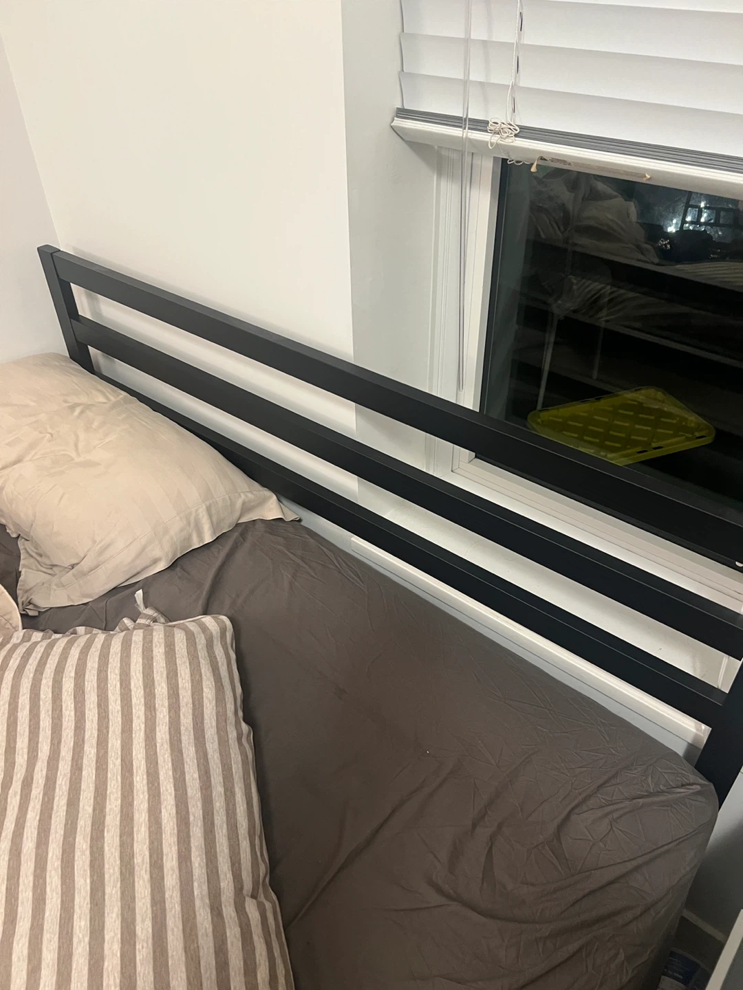 Metal Platform Bed Frame with Headboard - photo 2