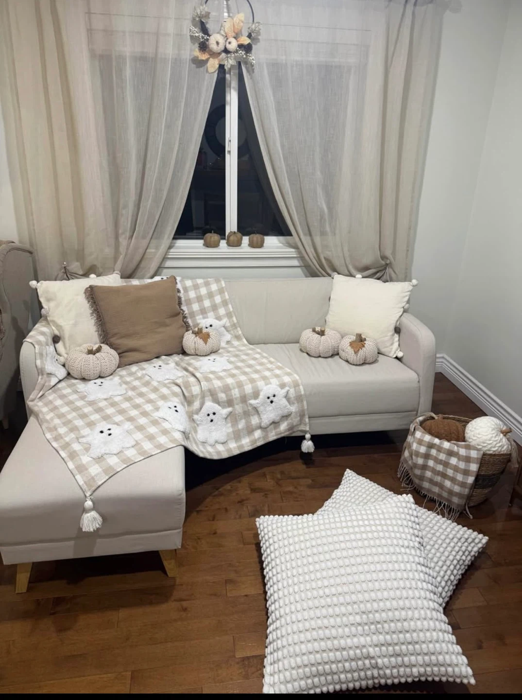 IKEA Sofa with Chaise - Beige