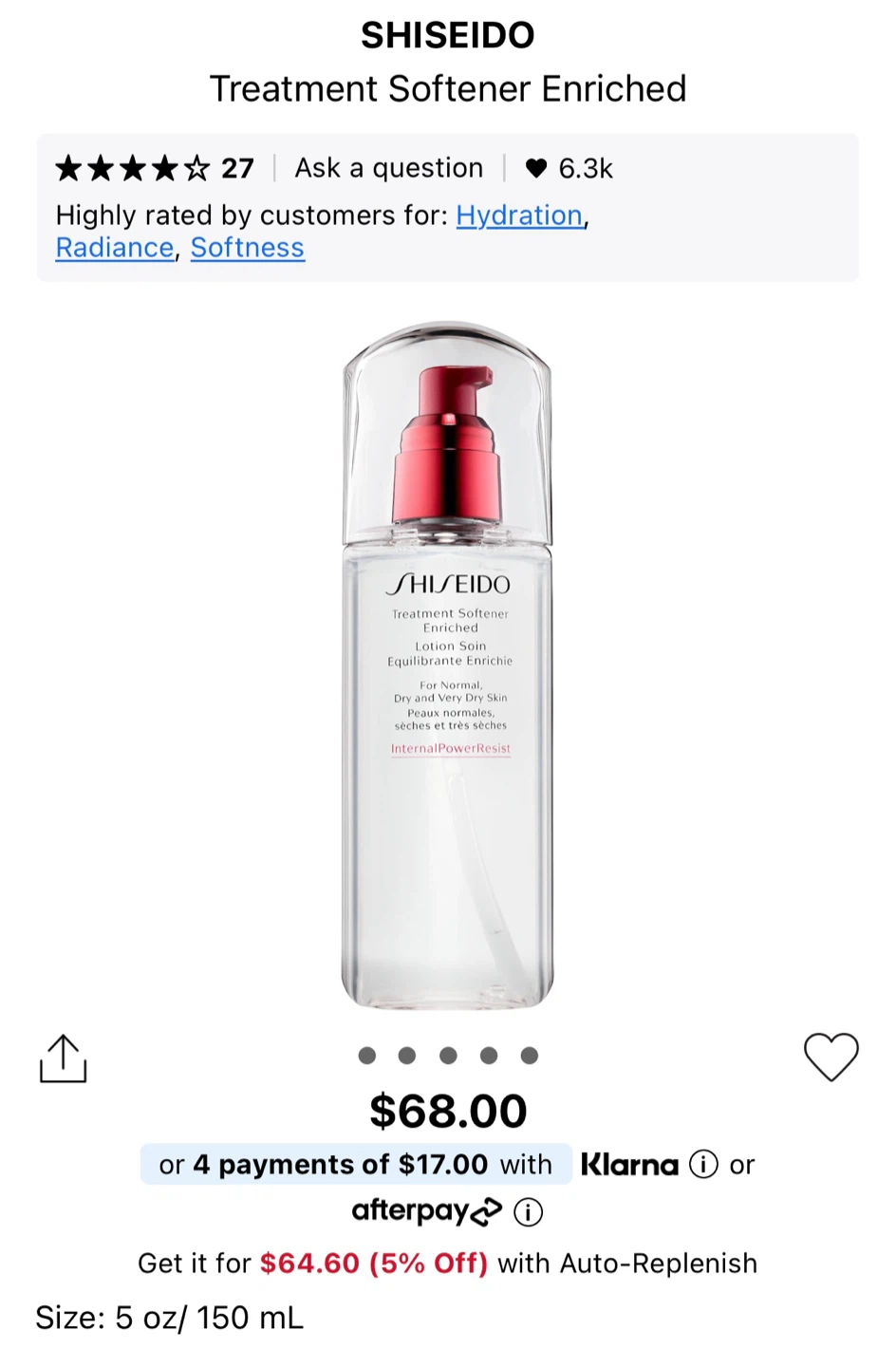 Shiseido Skincare Set w/ Pouch - photo 5