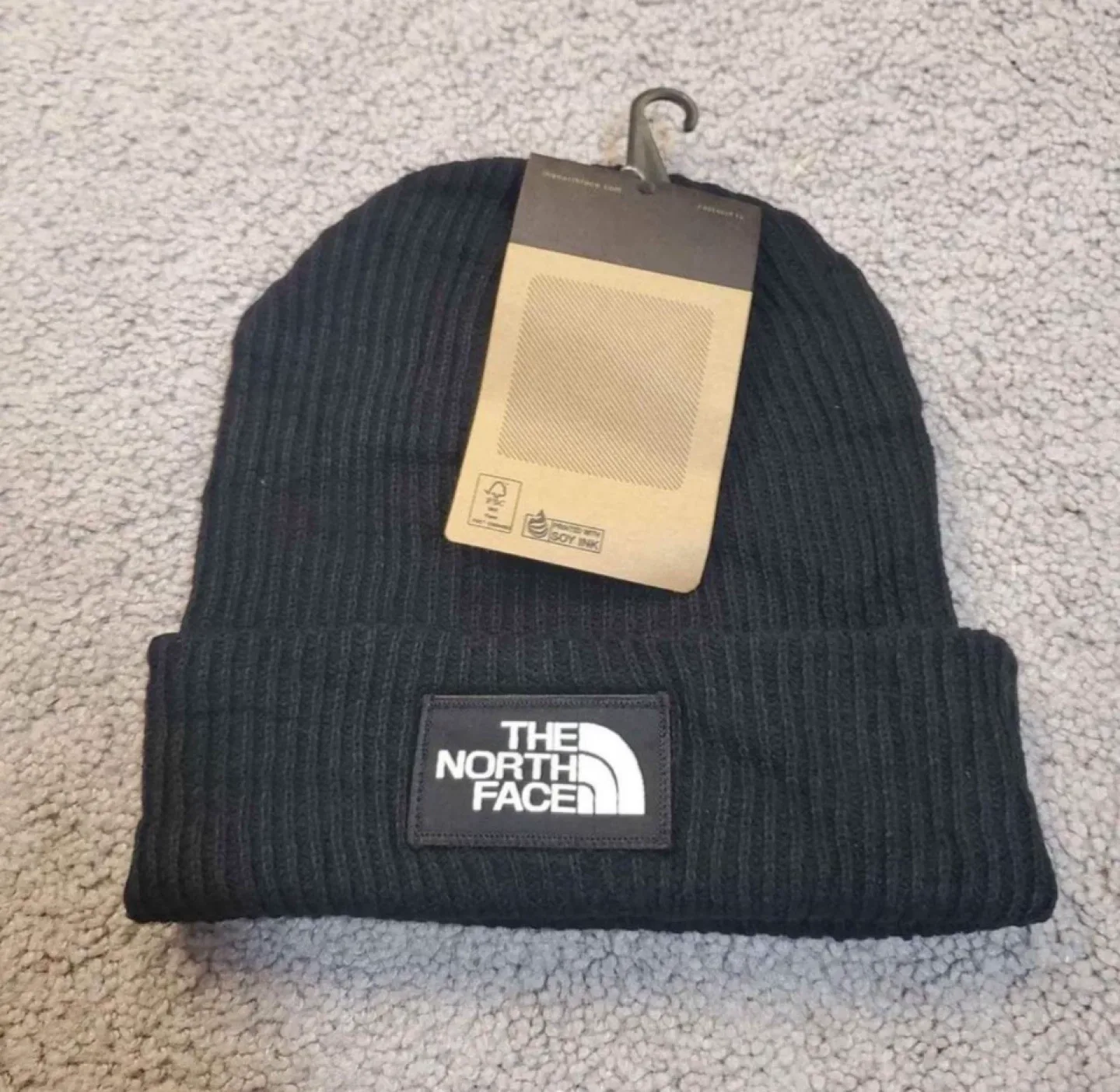 New!! The North Face Beanie - Black, One Size thumbnail