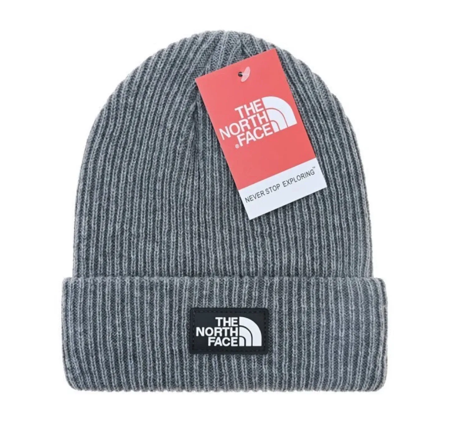 New!! The North Face Beanie - Gray, One Size thumbnail
