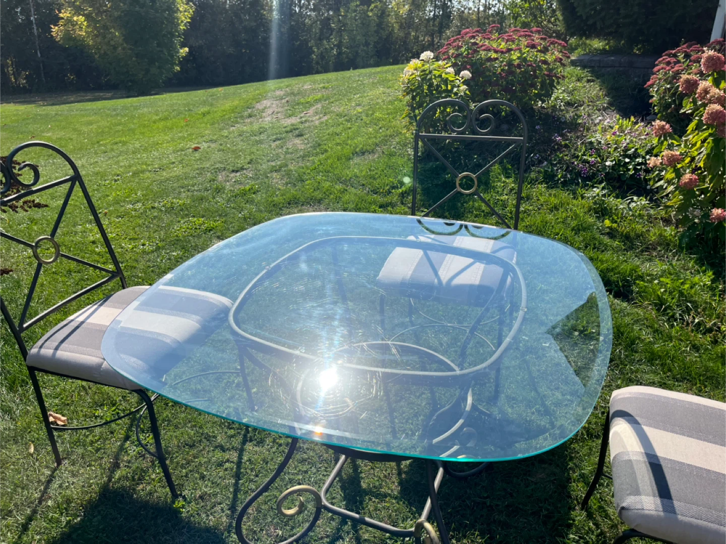 Indoor Glass Table with Four Chairs - photo 4
