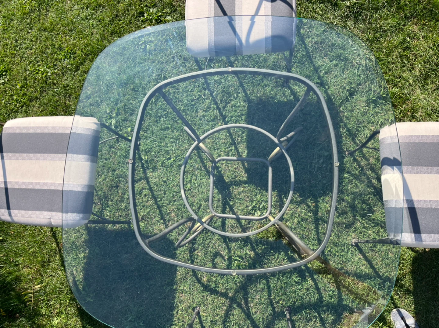 Indoor Glass Table with Four Chairs - photo 3