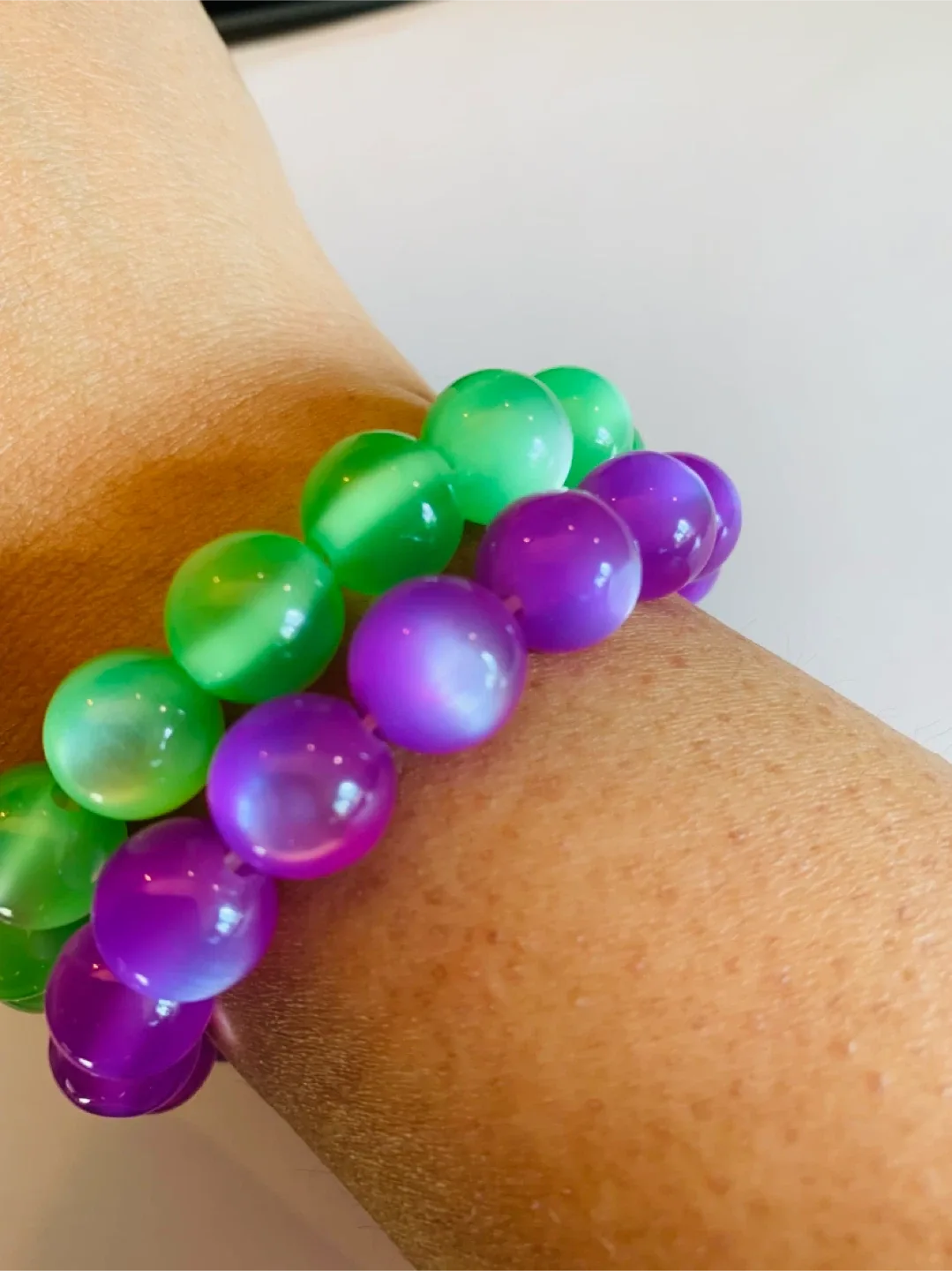 NEW 2 Handcrafted Bracelet (stretch band) image indicator(5)