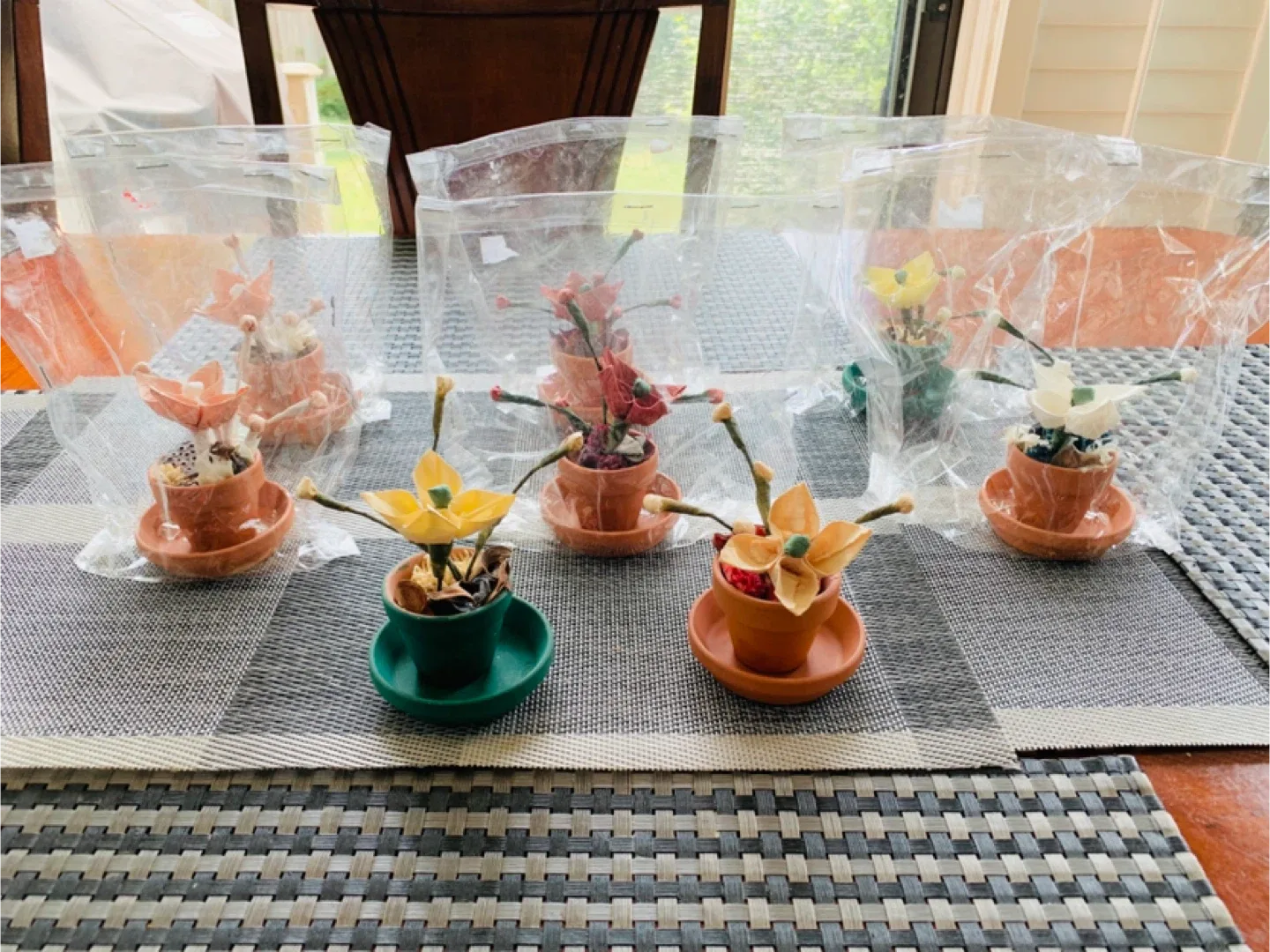 NEW handcrafted flower plant artificial decor (room freshener) image indicator(2)