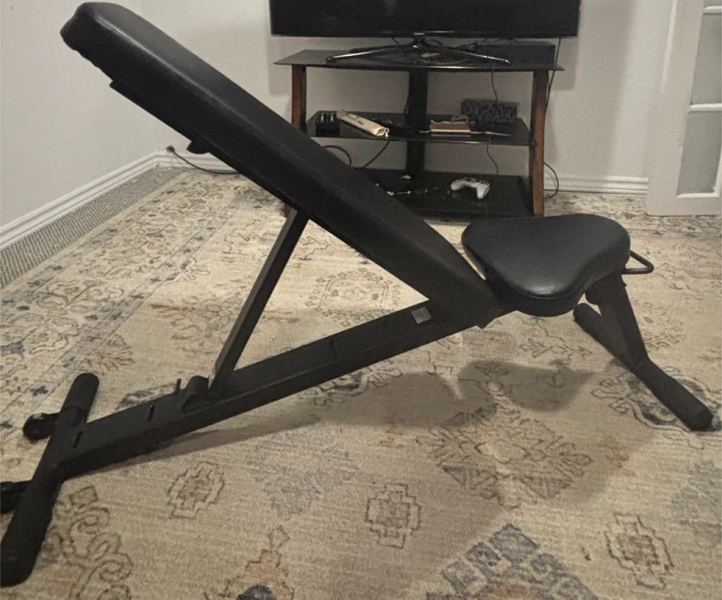 Adjustable Weight Bench - Black