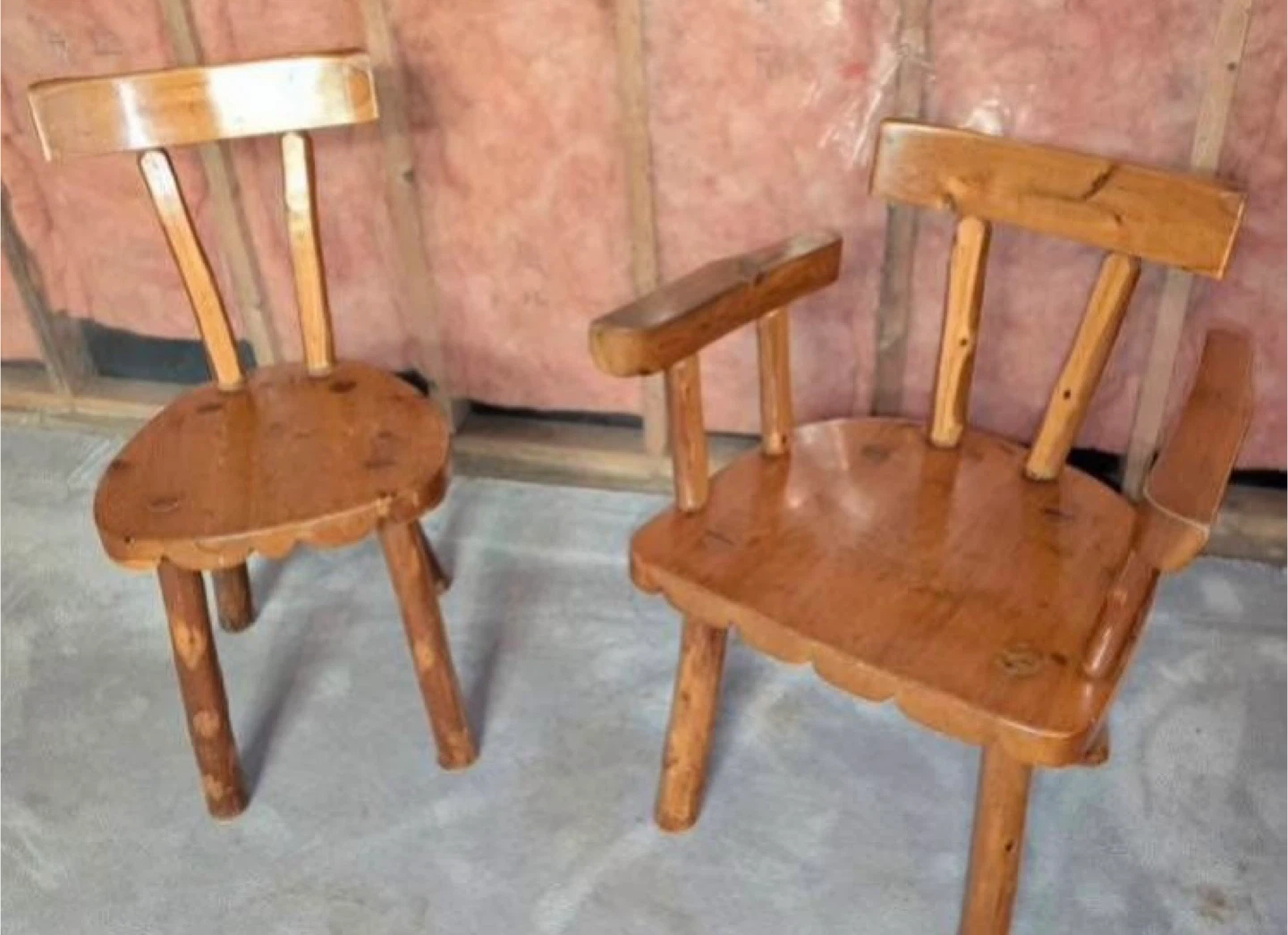 Rustic Pine Log Furniture Set - Sofa, Chairs, Tables - photo 5