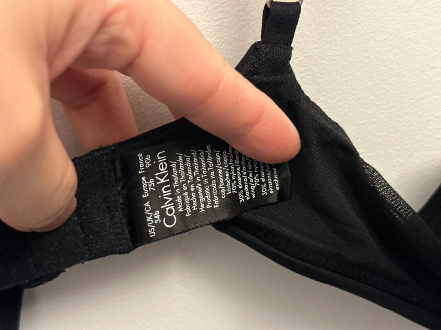 Calvin Klein Black Bra, Size 34B - photo 3