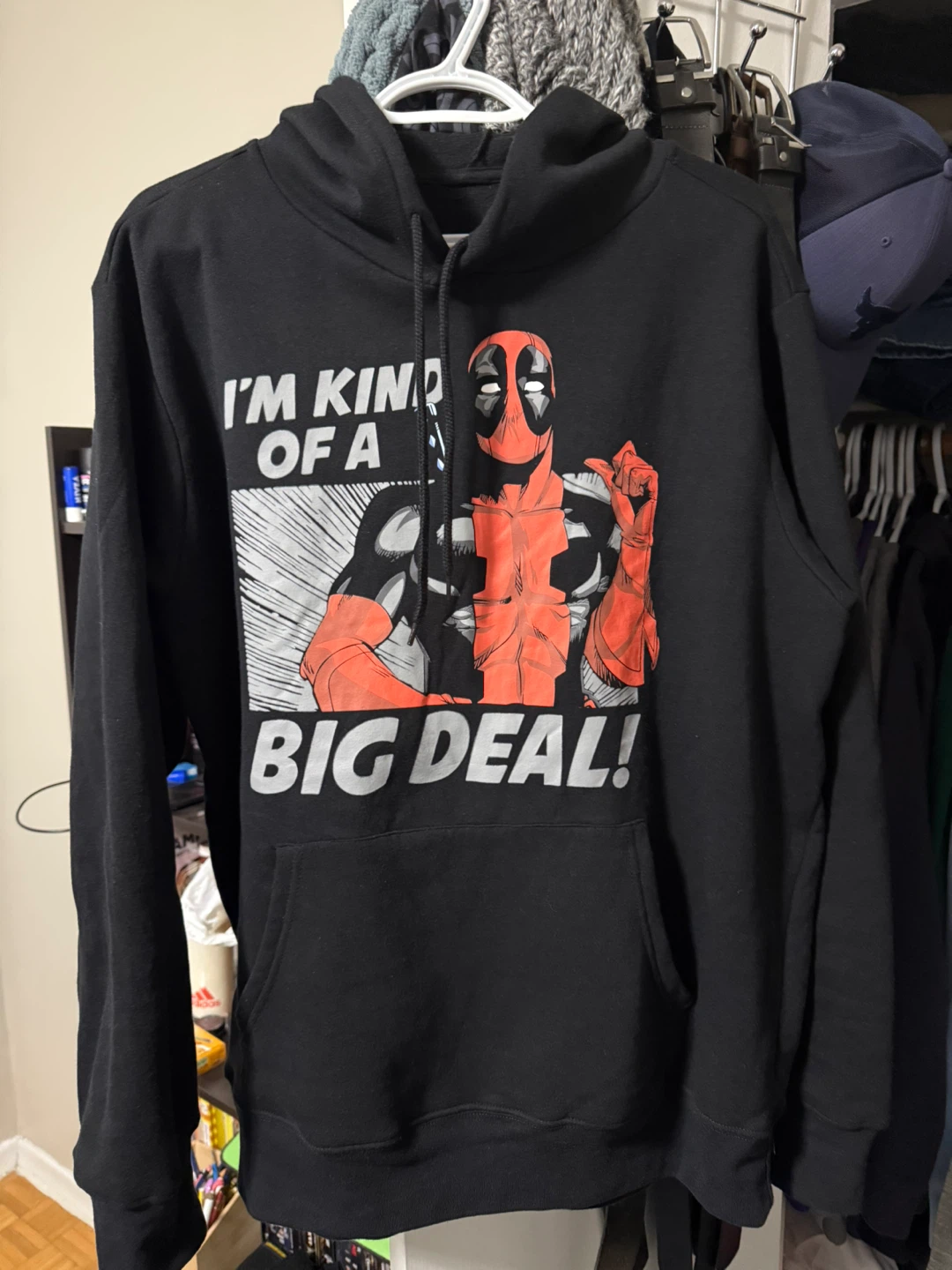 Deadpool Large Size Hoodie