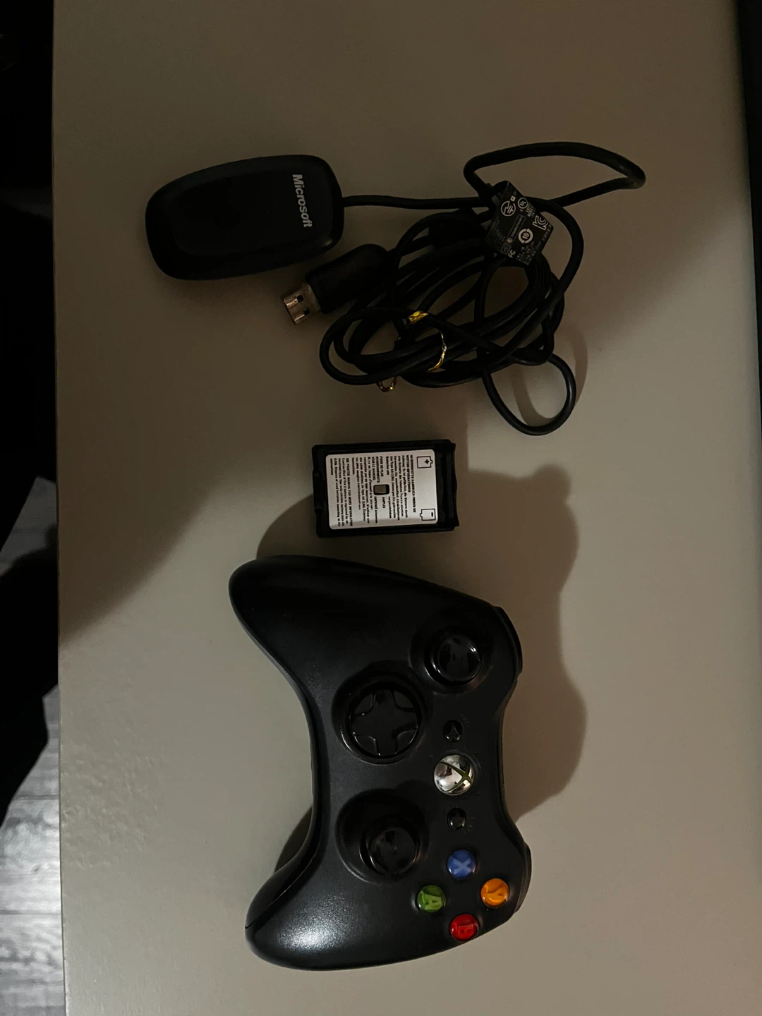 Xbox 360 Black Wireless Controller