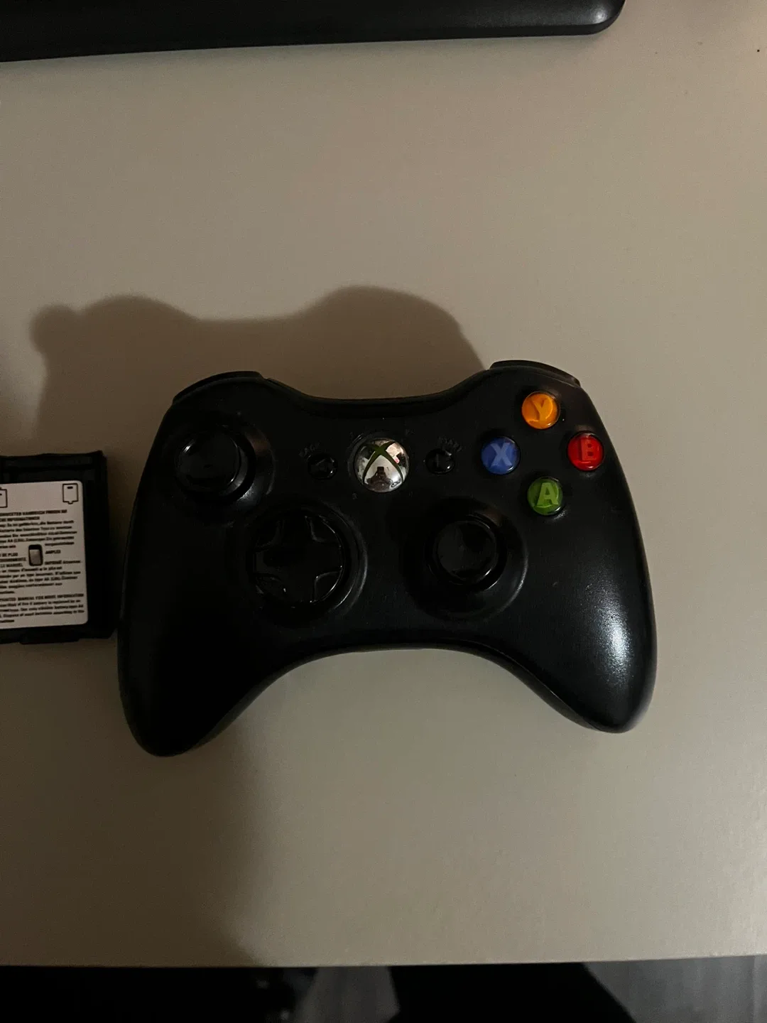 Xbox 360 Black Wireless Controller image indicator(2)