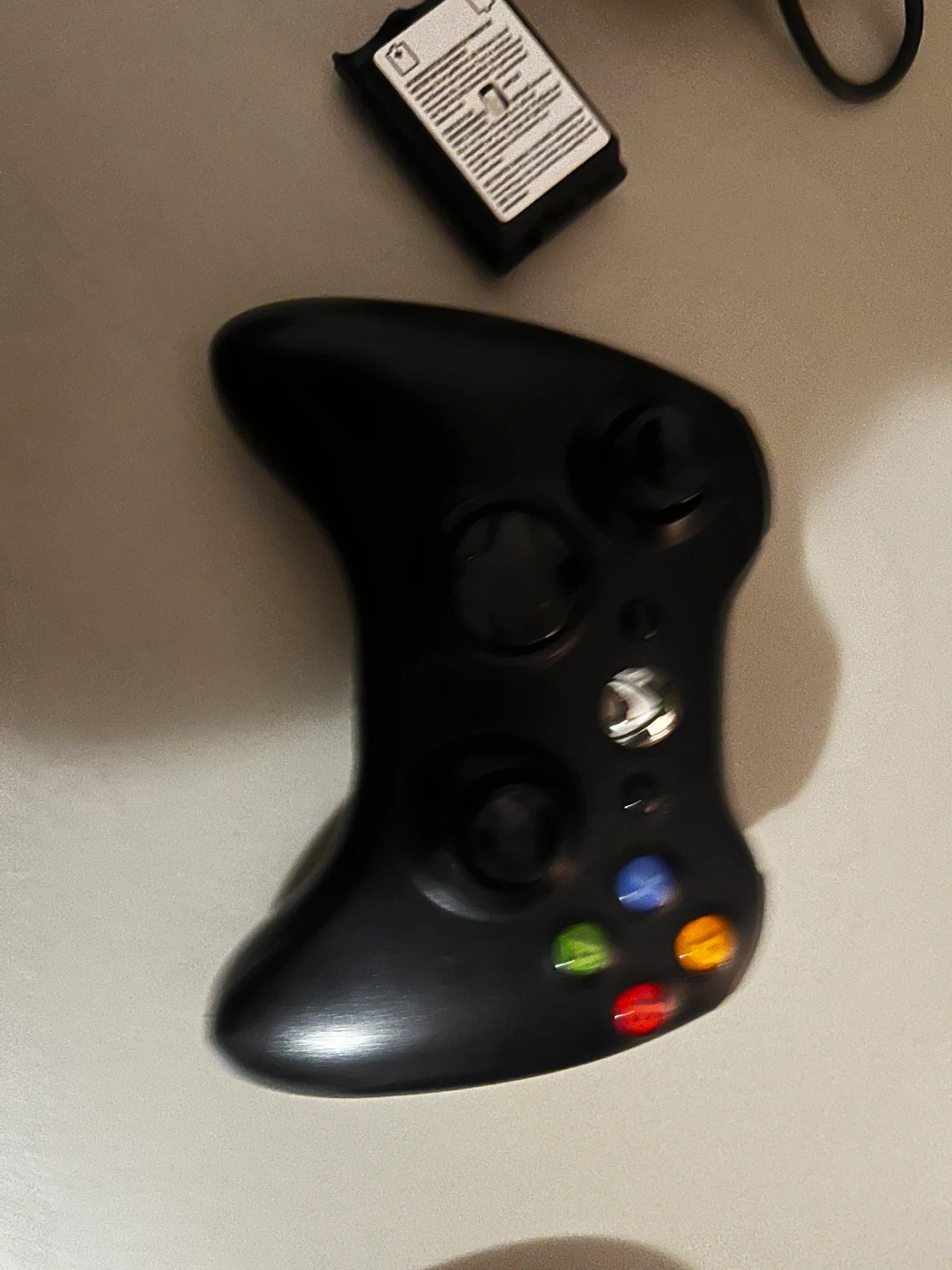 Xbox 360 Black Wireless Controller - photo 3
