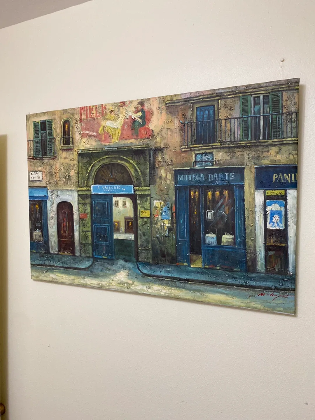 Original painting lovely scenery in France image indicator(2)