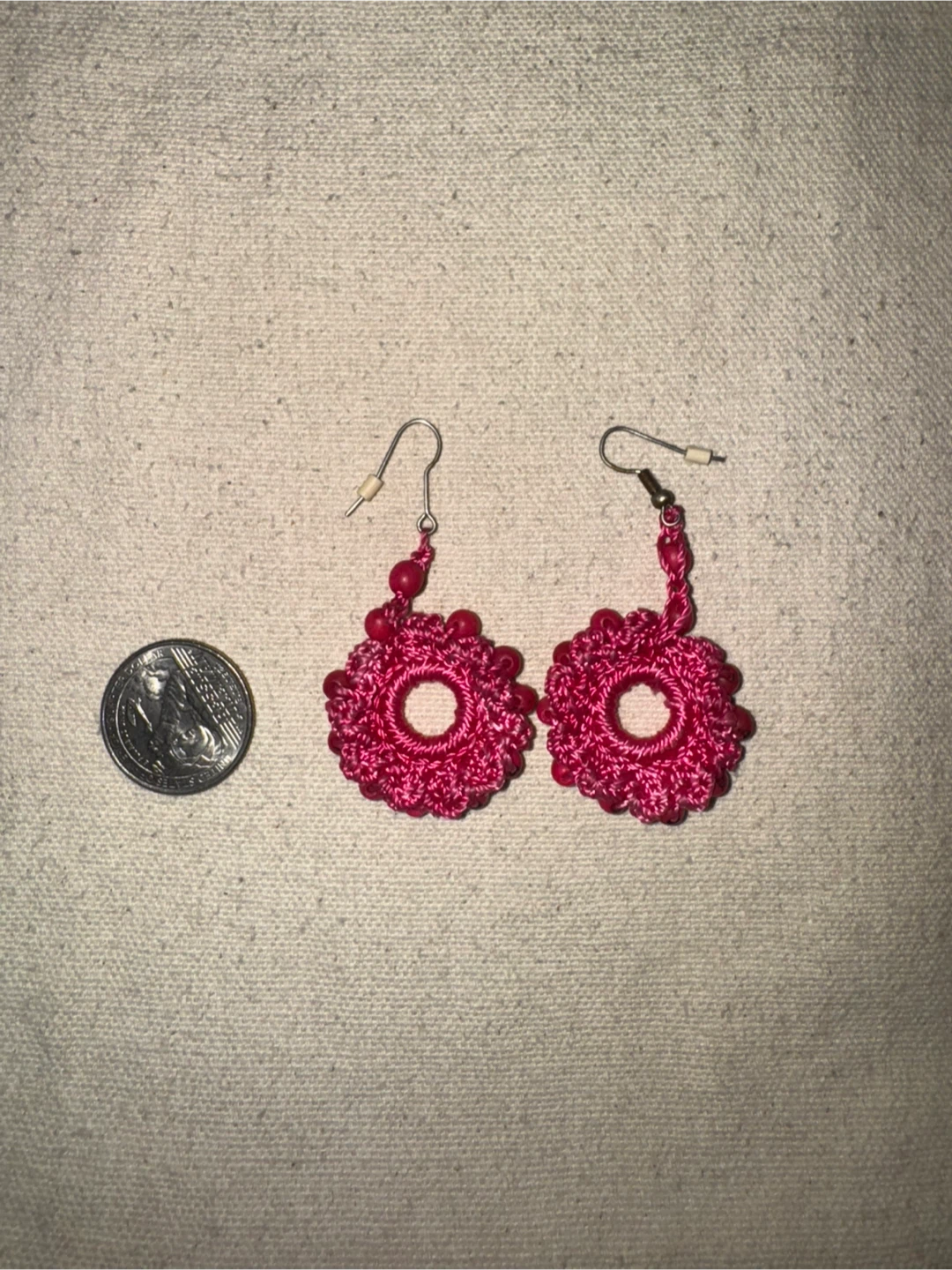 Handmade Crochet Earrings - photo 2