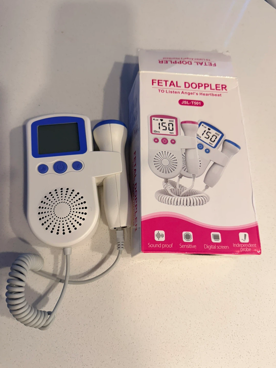 Fetal Doppler JSL-T501 Heartbeat Monitor