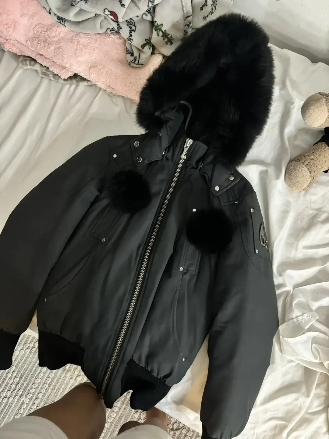 Moose Knuckles Down Puffer Jacket, Olive Green image indicator(5)