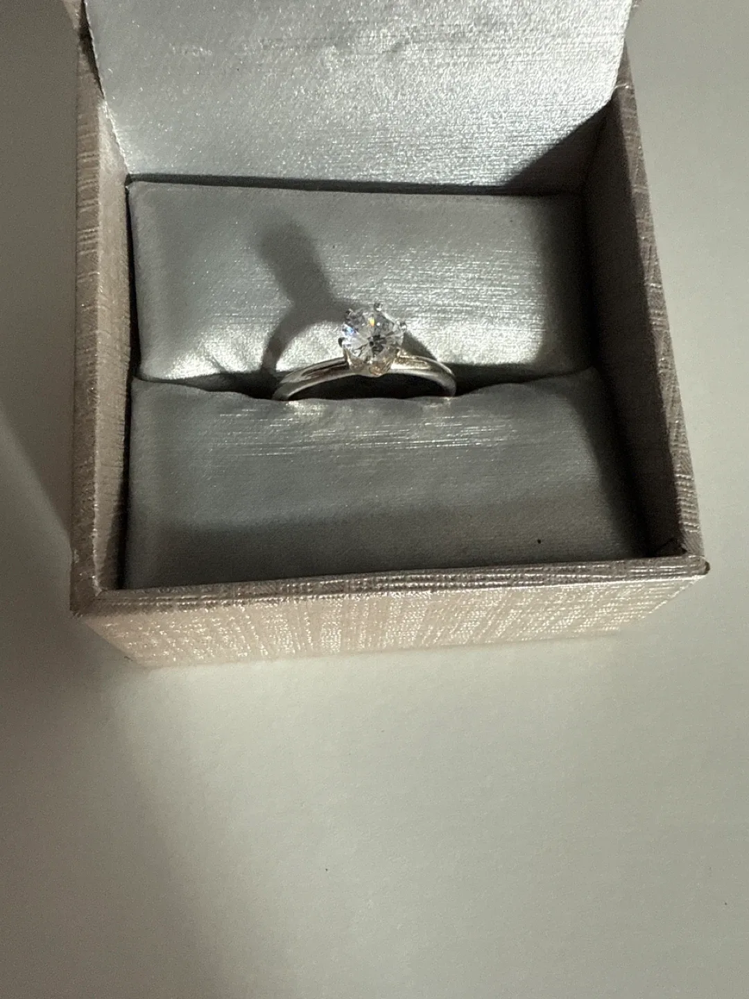 Silver Ring cz sterling silver (cosmetic jewelry) thumbnail
