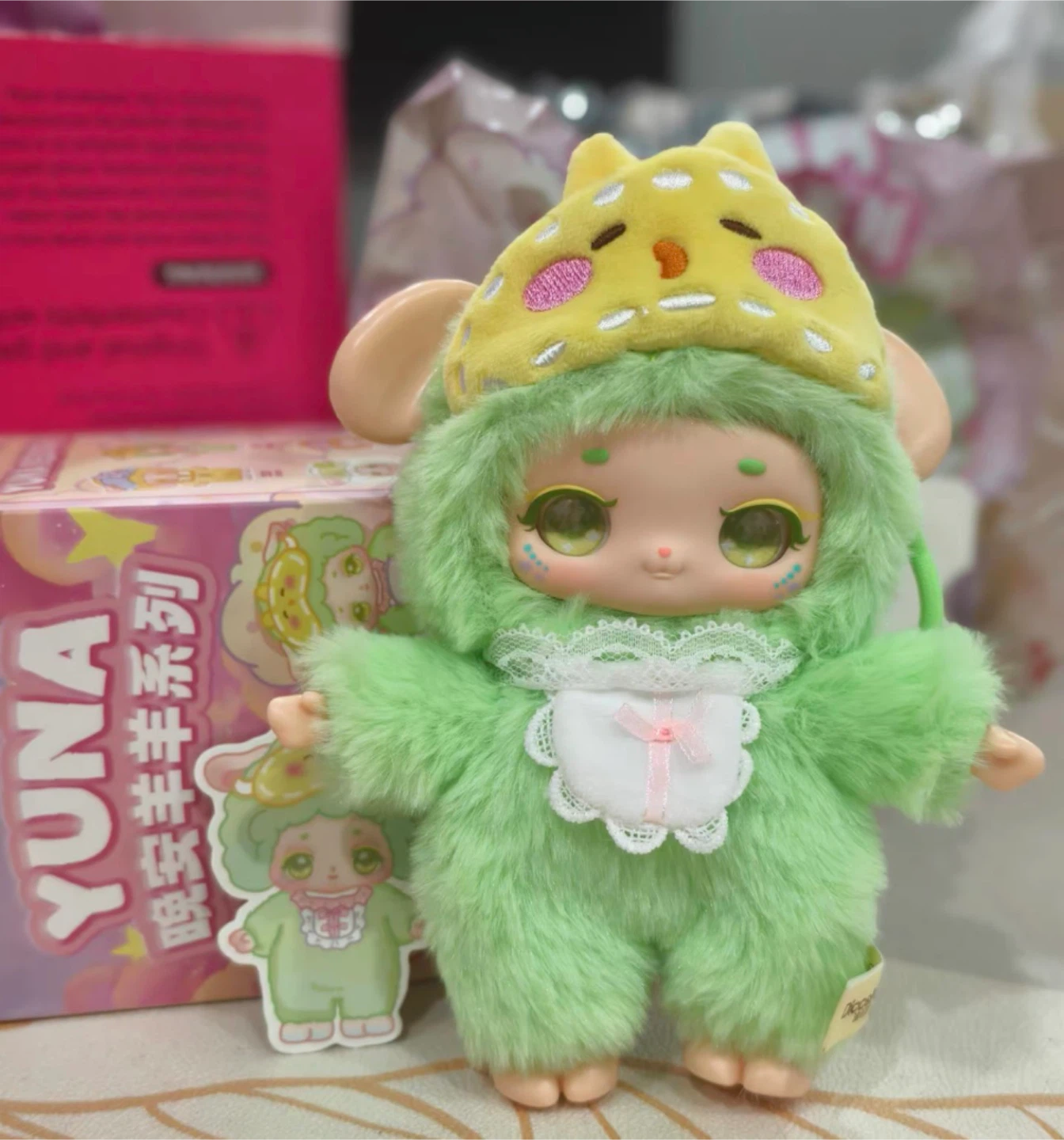 Yuna Good Night Sheep Series Plush doll and keychain - photo 2