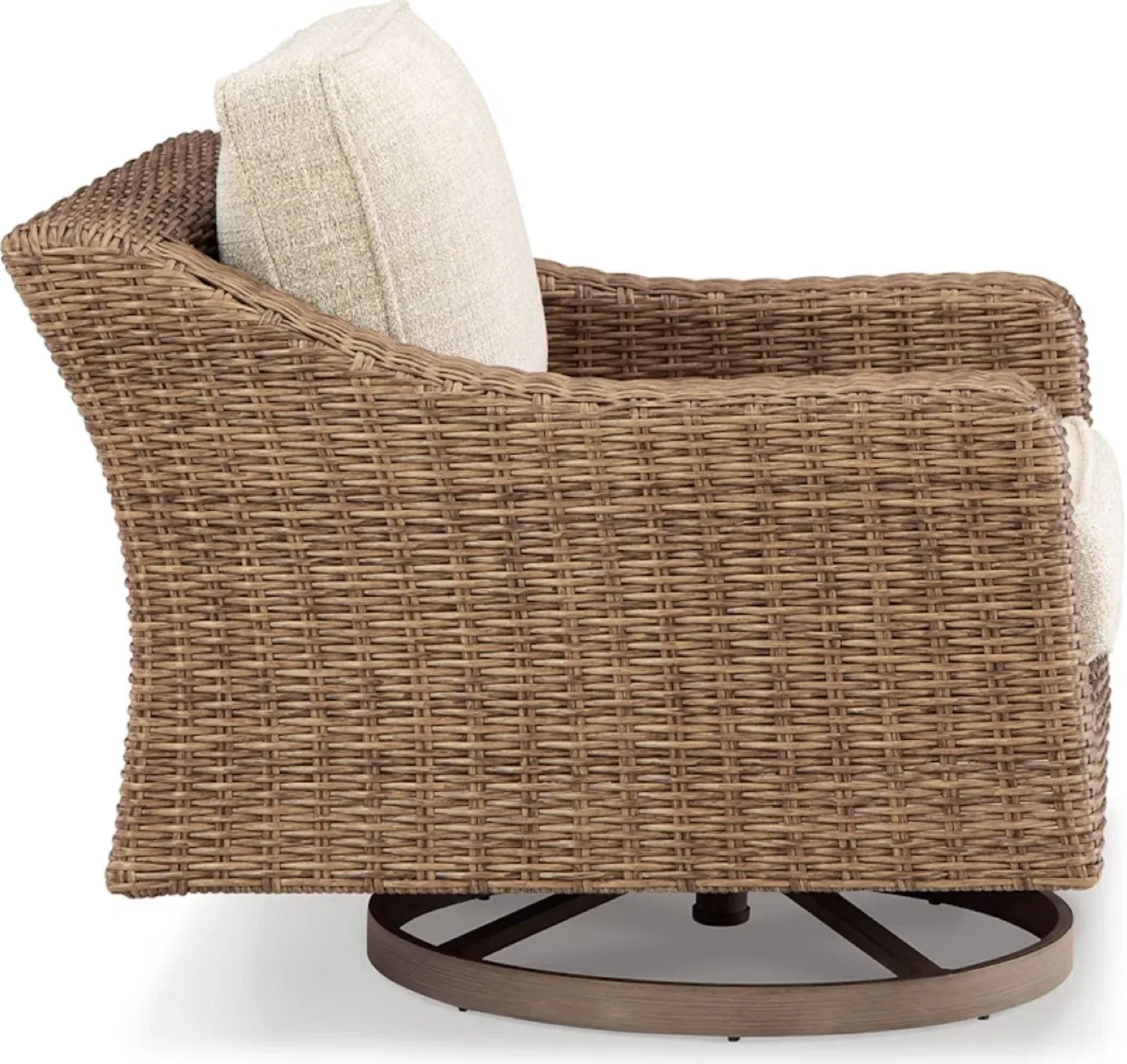 Wicker Swivel Patio Chair image indicator(3)