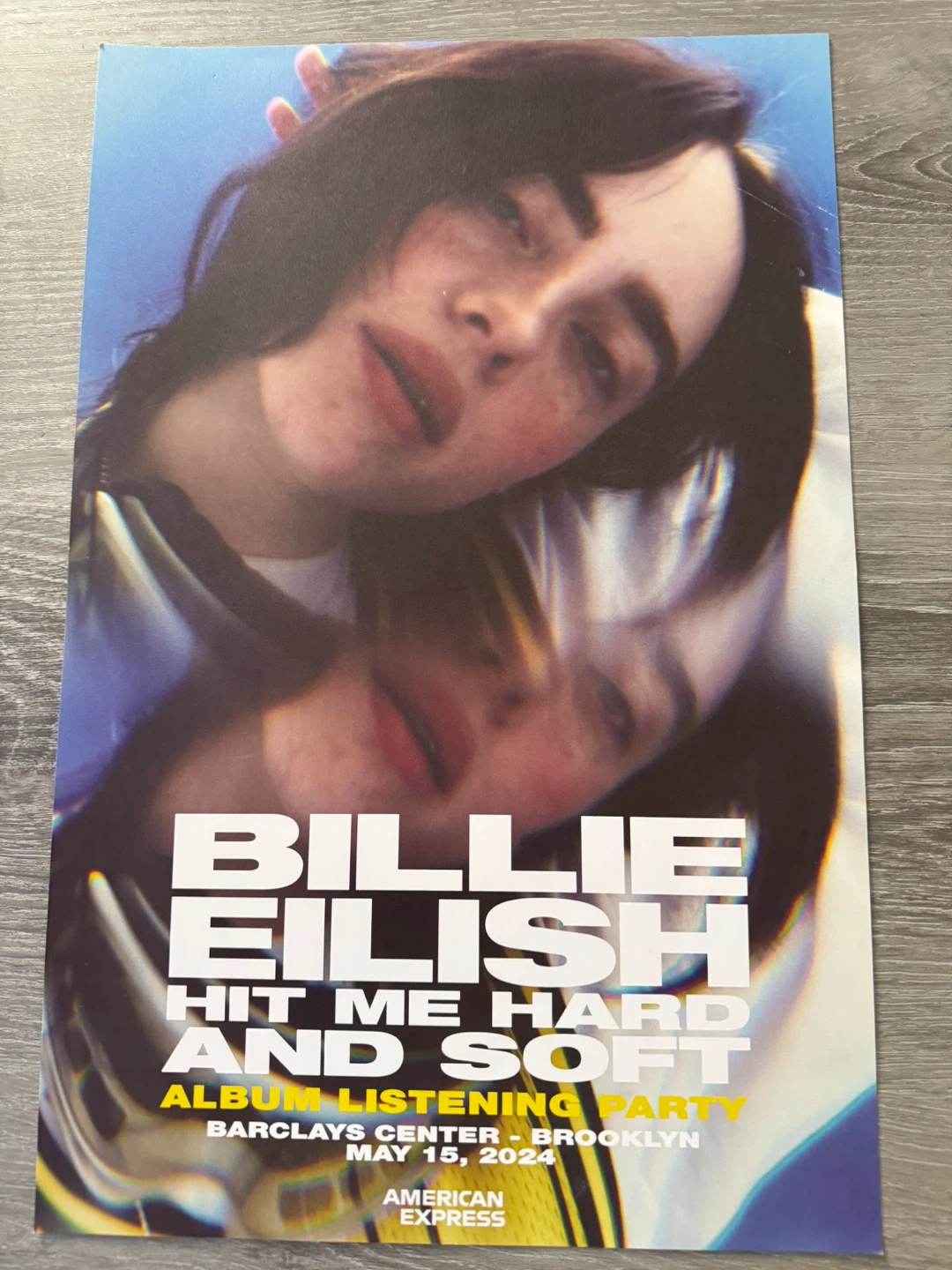 Billie Eilish Album Listening Party Poster