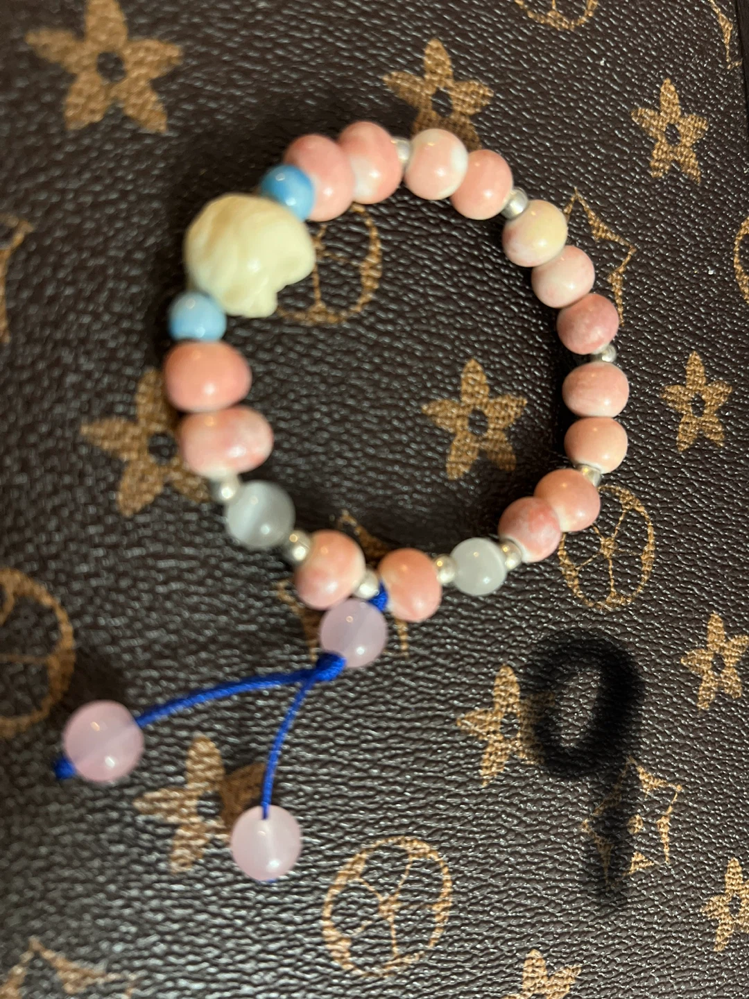 Handmade Ceramic and Wooden Beaded Bracelet - photo 2