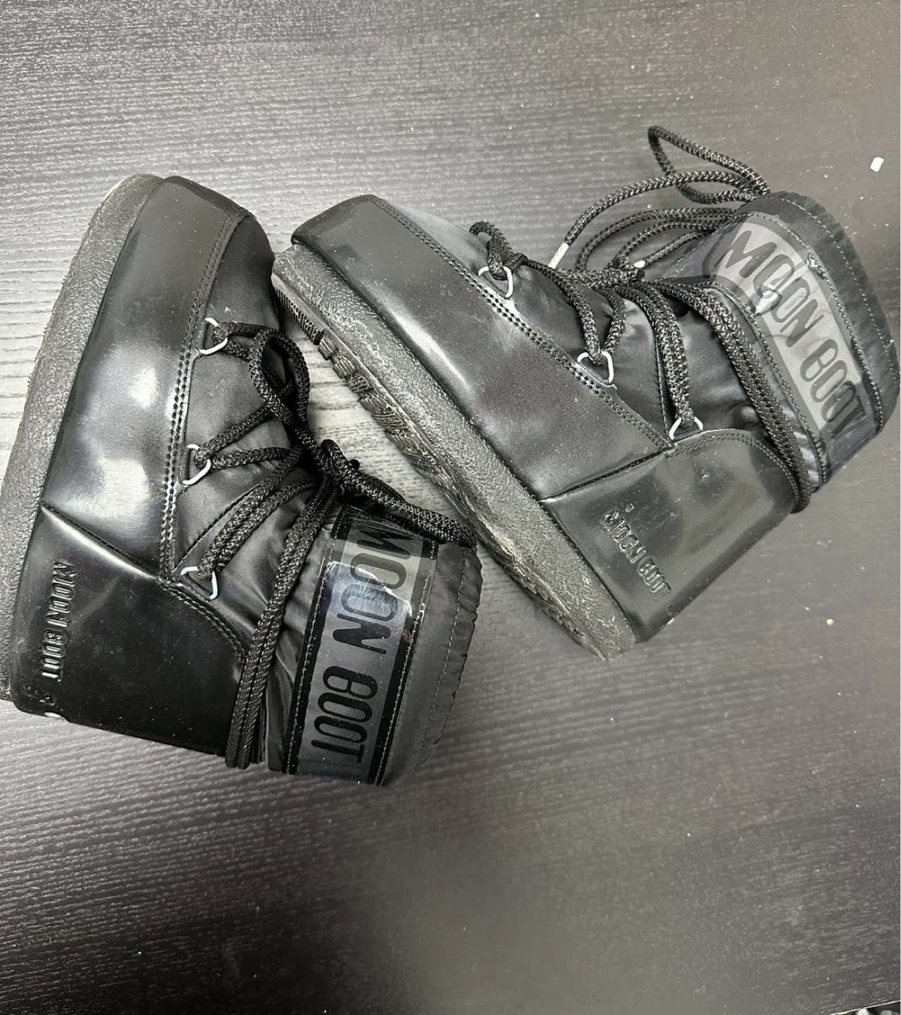 Moon Boot Black Nylon Boots - US Size 5/6 - photo 4