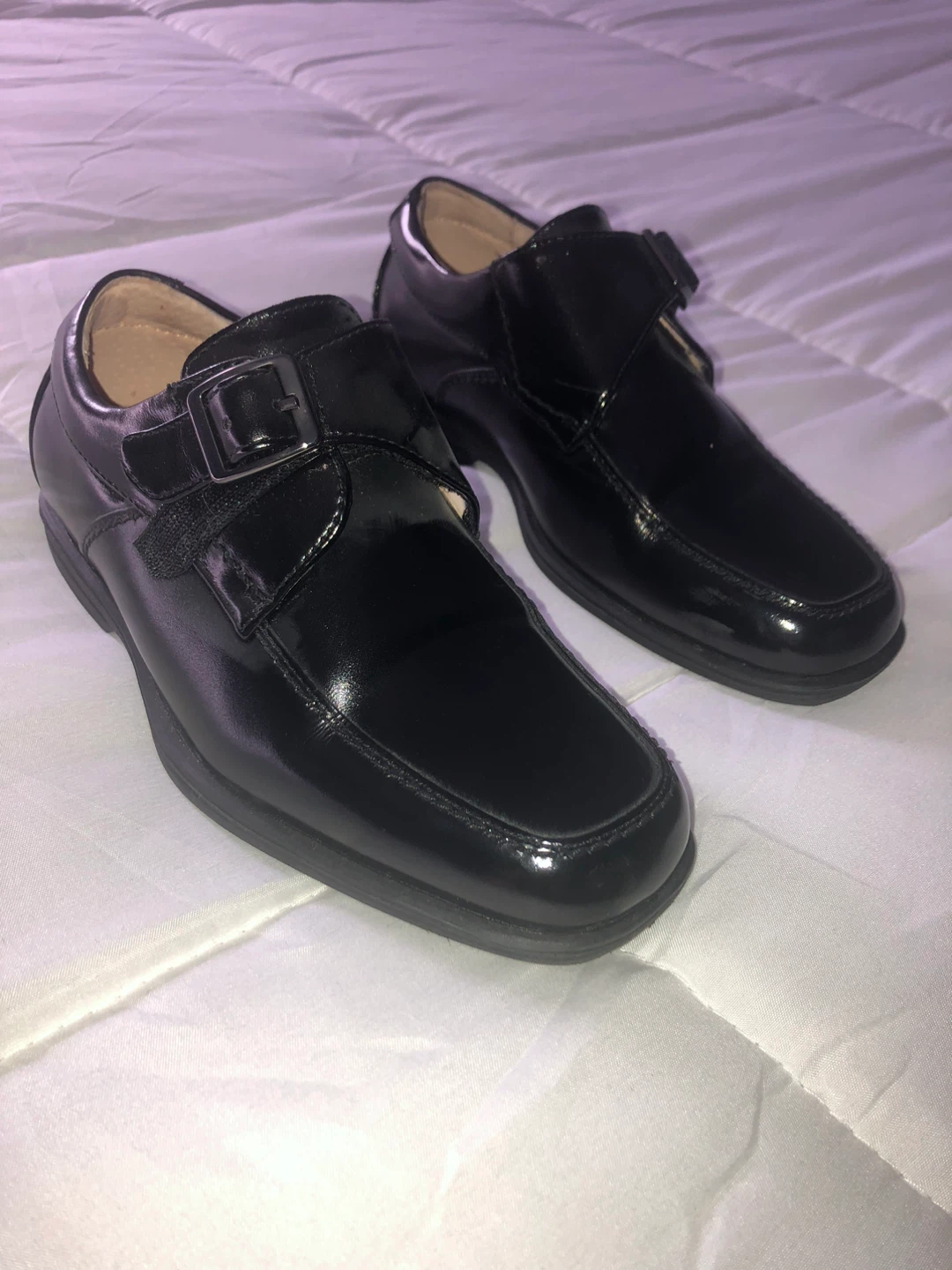 Florsheim Kids Black Dress Shoes Size 12.5 - photo 3