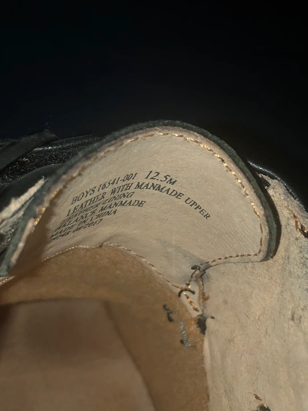 Florsheim Kids Black Dress Shoes Size 12.5 image indicator(10)