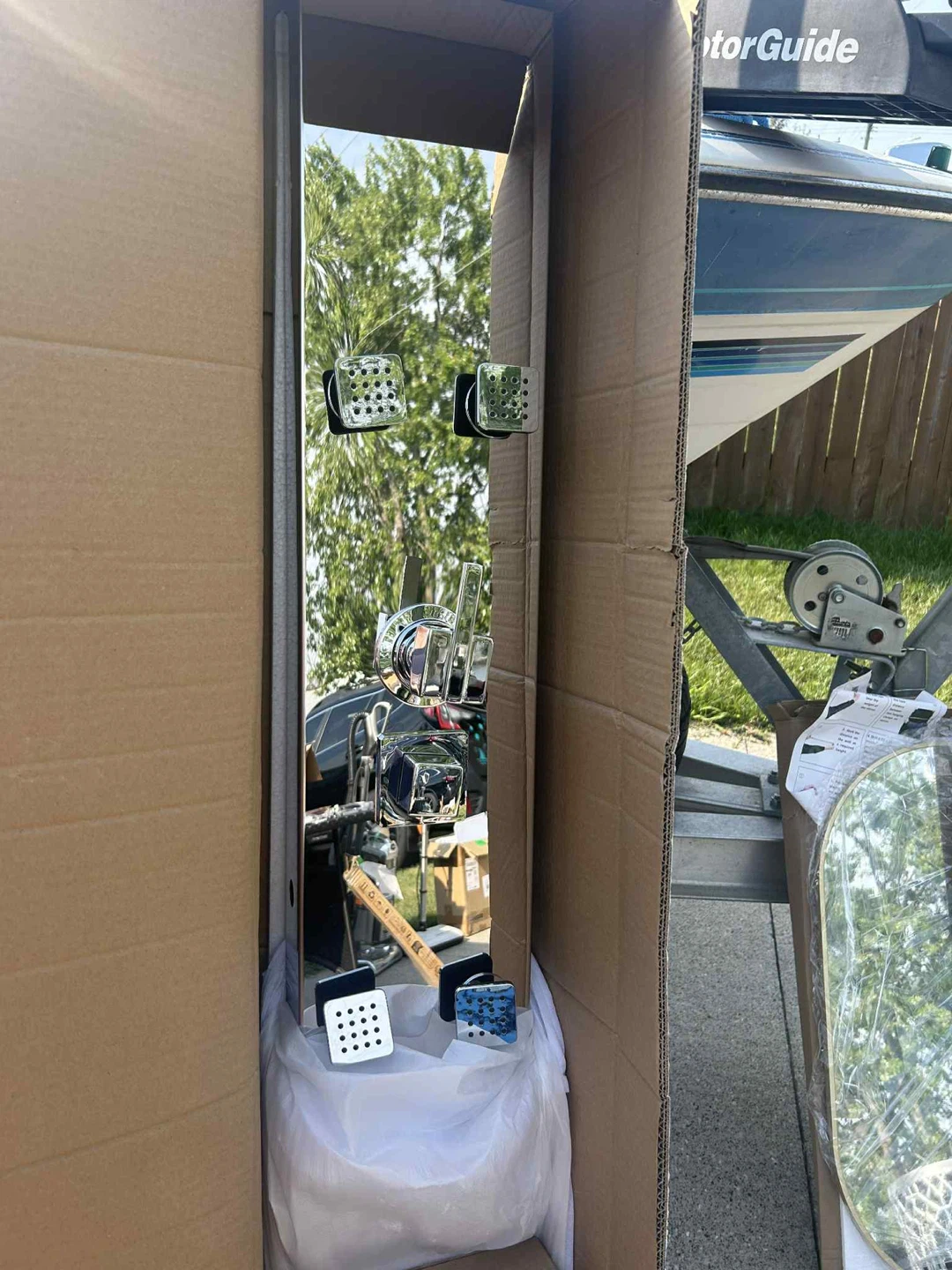 New Shower Panel
