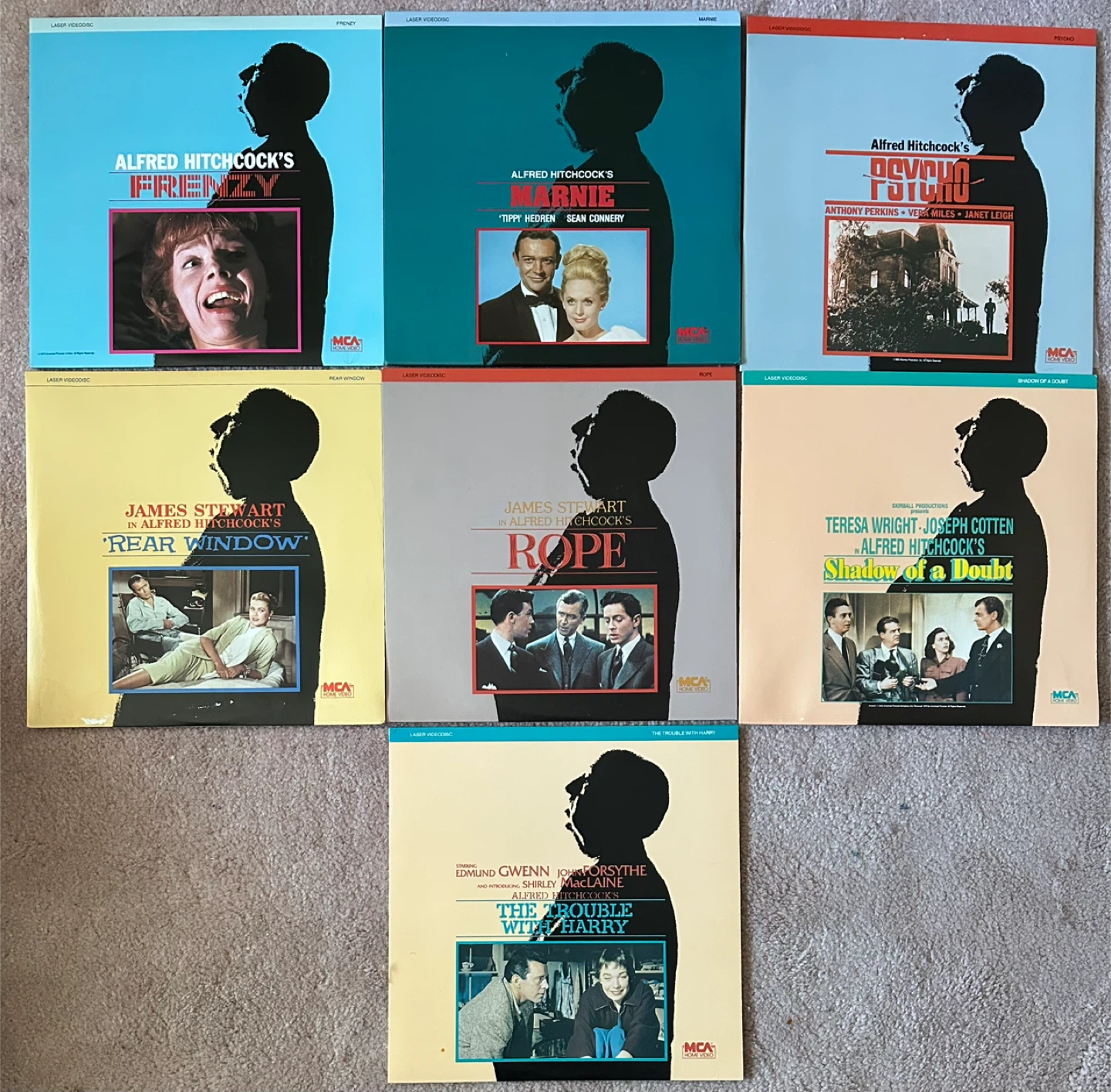 Alfred Hitchcock LaserDisc collection - Criterion - Price Each